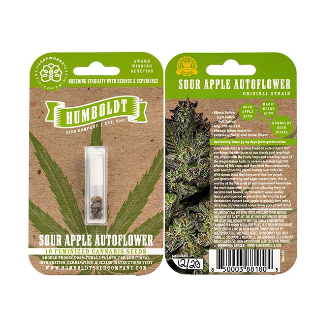 Sour Apple Auto Flower Feminized Seeds 10 Pack