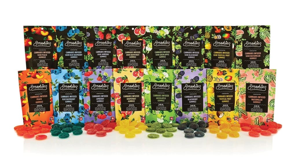 Smokiez Gummies -HYBRID- 100mg - Smokiez Edibles - Sour Watermelon - $20.99 - Edibles