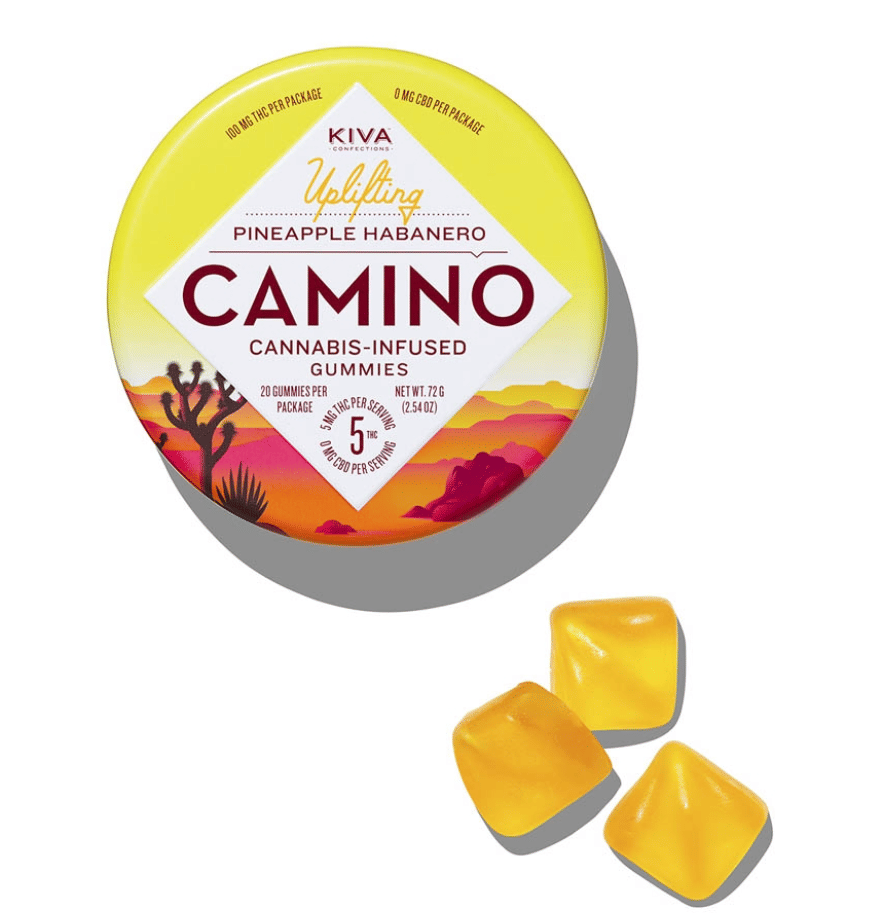 Camino Gummies - Pineapple Habanero - Kiva Confections -  - $26 - Edibles
