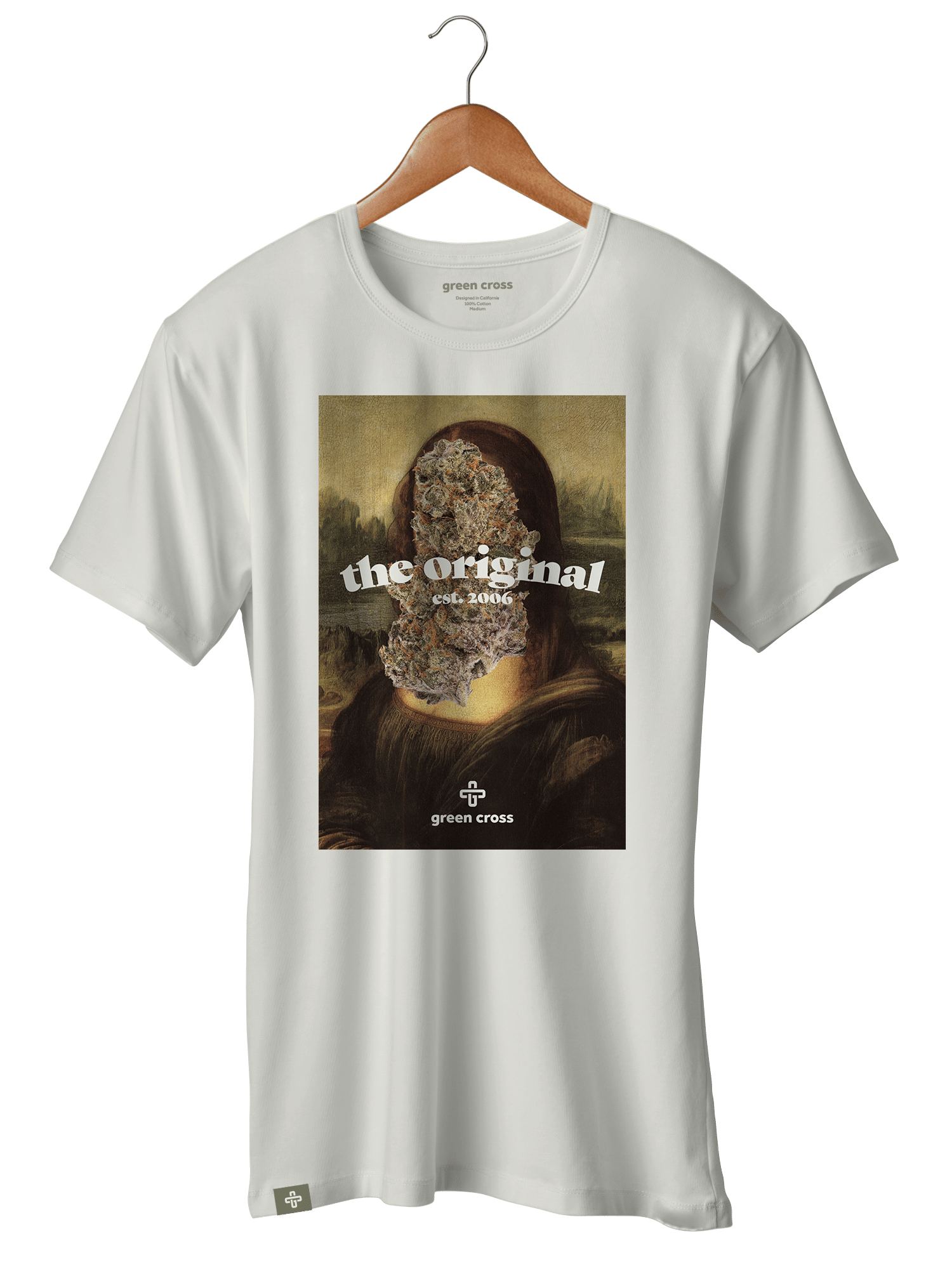 GC T-Shirt (Natural) - XL - Original Green Cross -  - $27 - Non-Cannabis