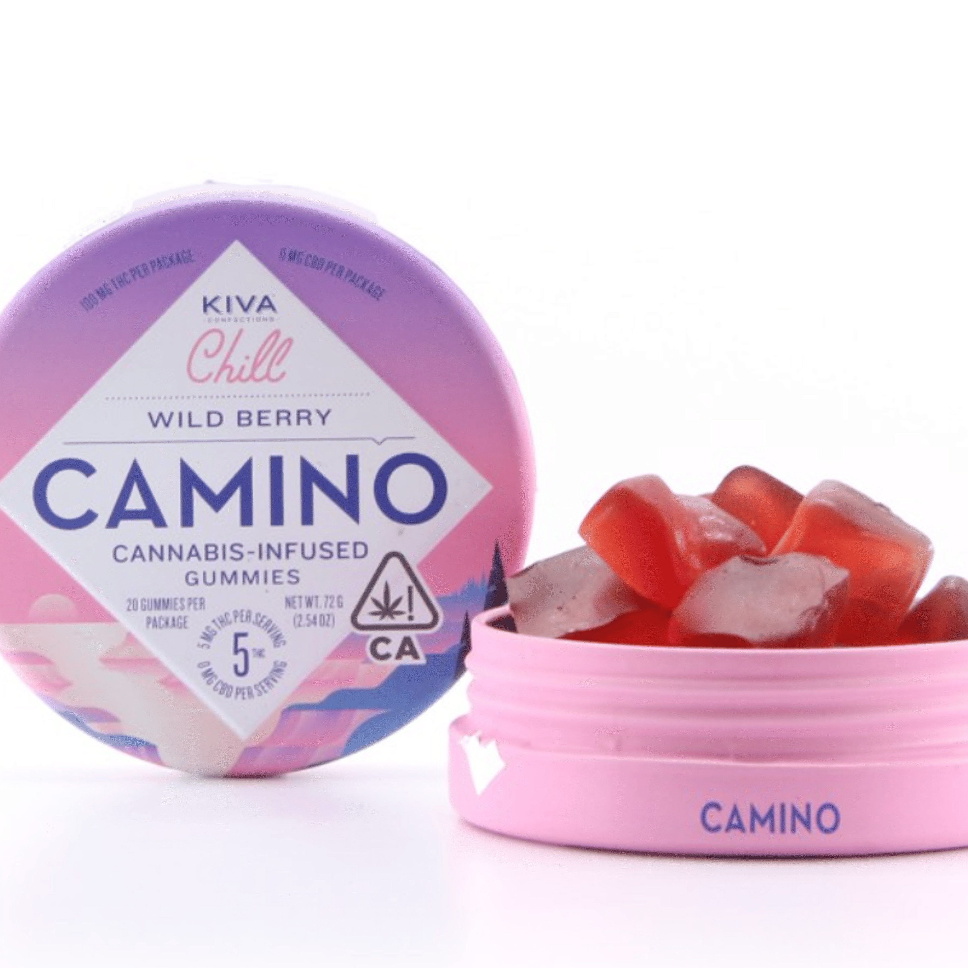 Camino Gummies - Wild Berry - Kiva Confections - - $26 - Edibles