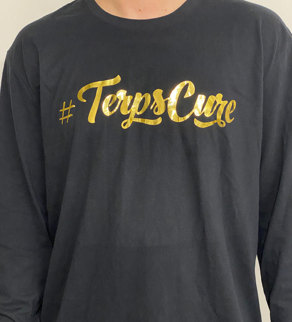 T.H.C. - "#Terps Cure" Tee Long Sleeve - Medium