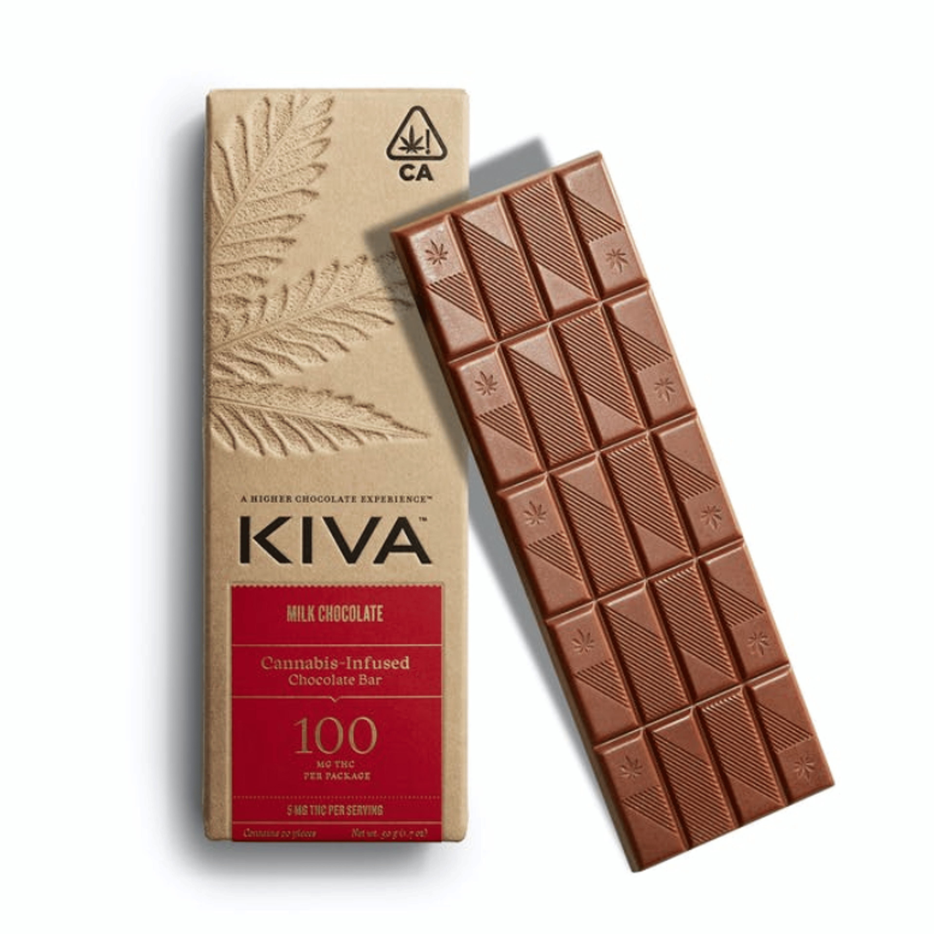 Milk Chocolate Bar - Kiva Bar - - $22 - Edibles