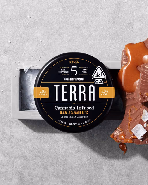 Kiva: Terra Sea Salt Caramel Milk Bites