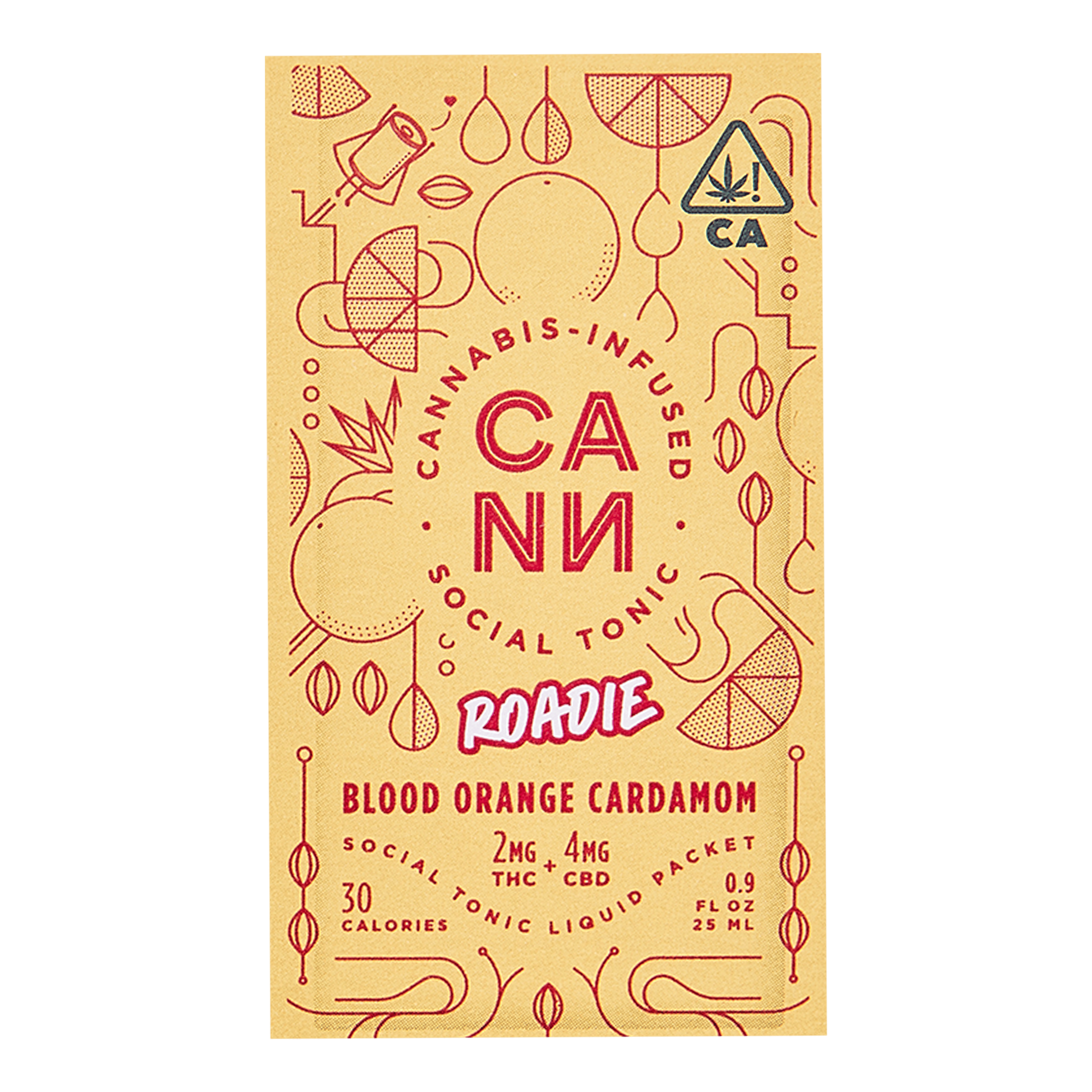 ROADIES Blood Orange Cardamom 8pk - Cann - - $24.10 - Edibles