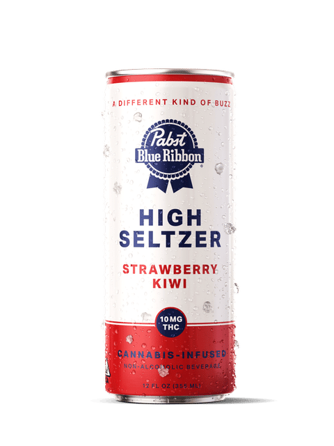 Pabst — PBR Strawberry Kiwi Infused High Seltzer - Single Can 10mg