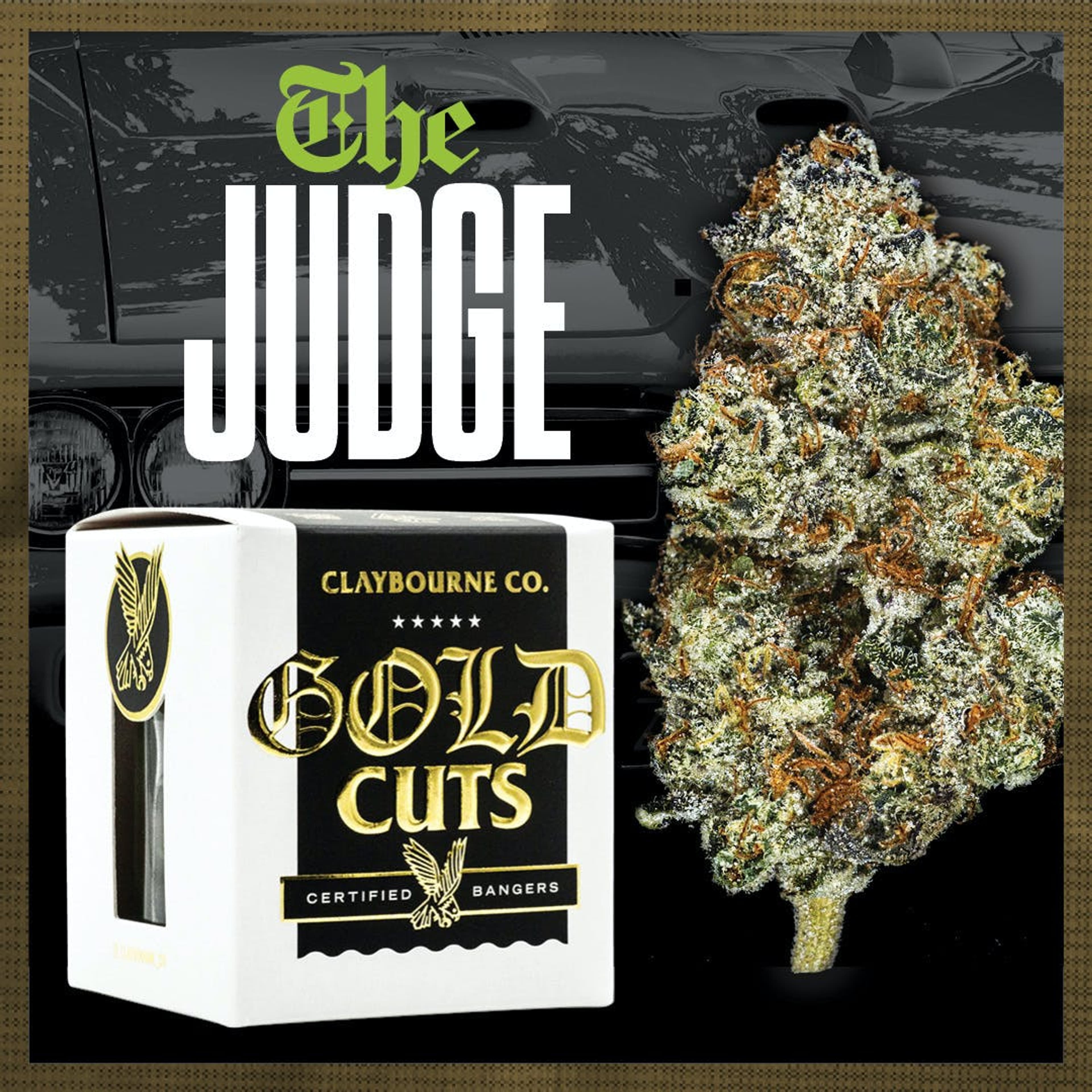 Claybourne Co. Gold Cuts | 3.5g - The Judge - Indica - Claybourne - - $52 - Flowers