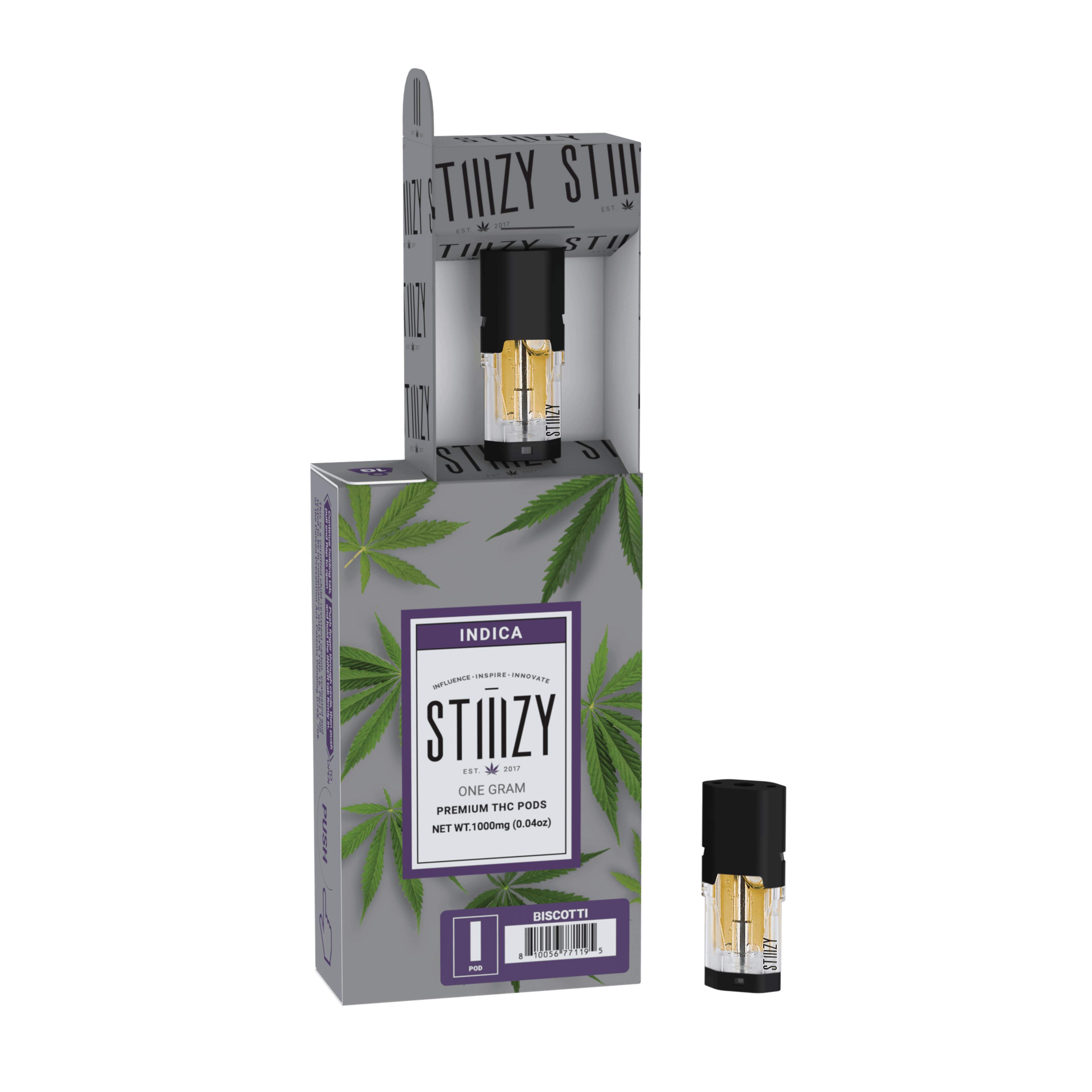 Biscotti Premium THC POD 1g - Stiiizy - STIIIZY - - $14.40 - Vapes