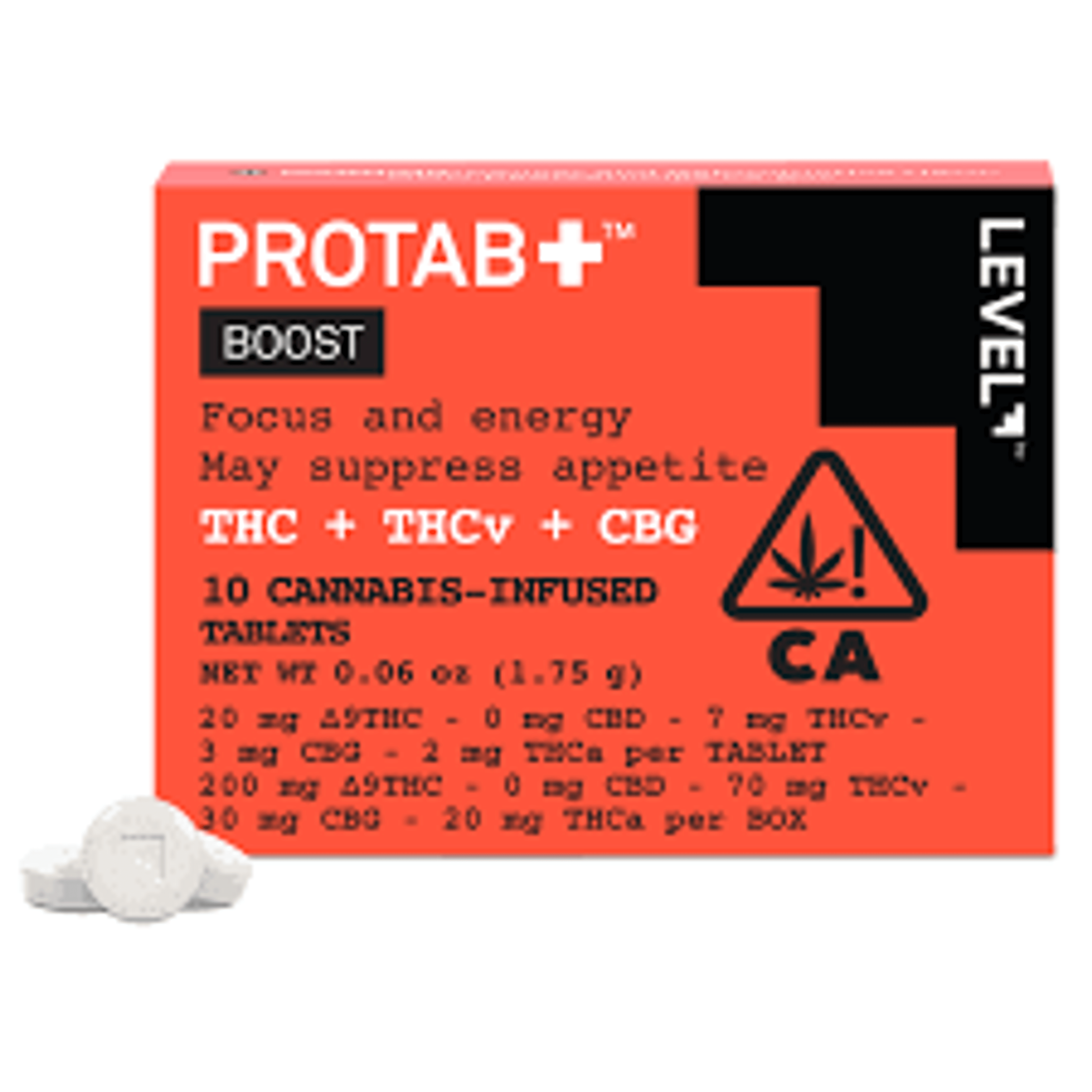 Protab BOOST - Level - - $32.50 - Edibles