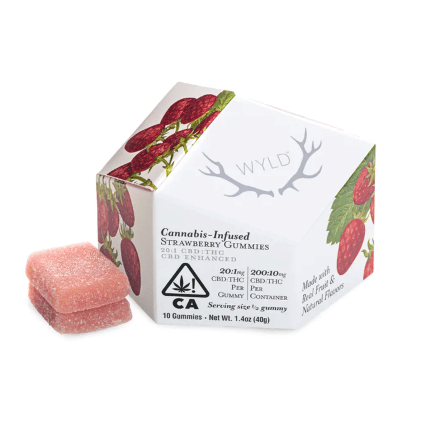 Strawberry 20:1 Gummies - Wyld - Strawberry 20:1 - $16 - Edibles