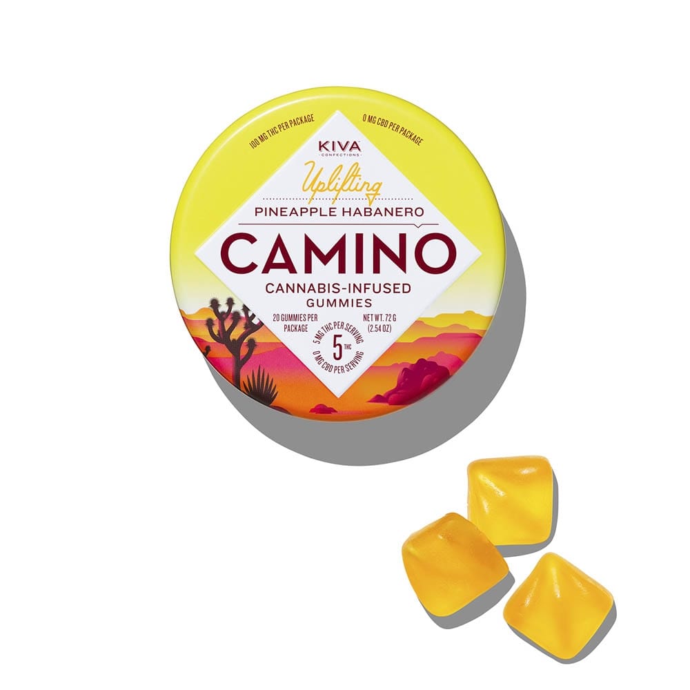 $27.77 Camino Uplifting Pineapple Habanero Gummies $25.81 - Kiva -  - $20 - Edibles
