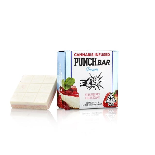 $17.24 Strawberry Cheesecake 100mg - Punch Bar -  - $12 - Edibles