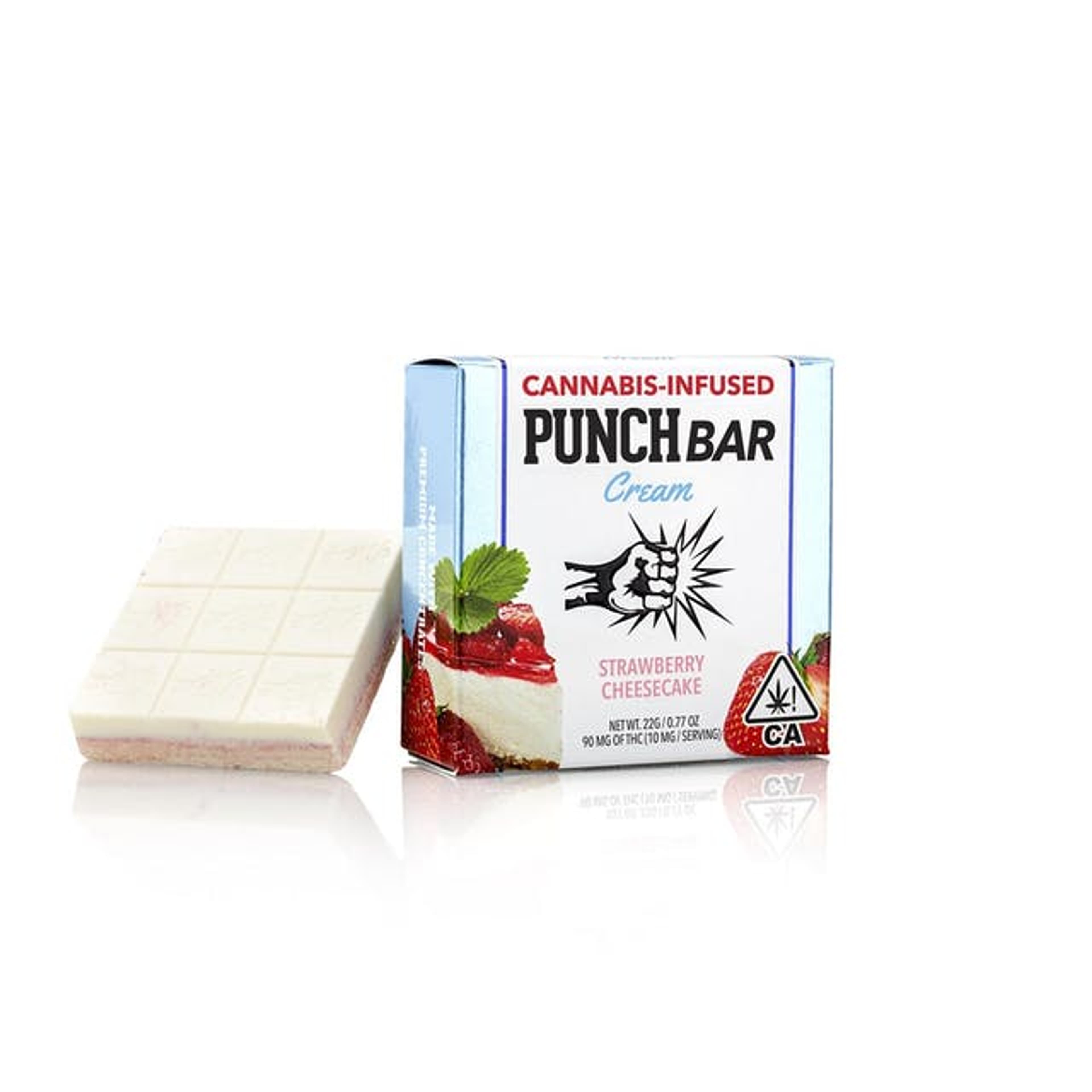 $17.24 Strawberry Cheesecake 100mg - Punch Bar - - $12 - Edibles