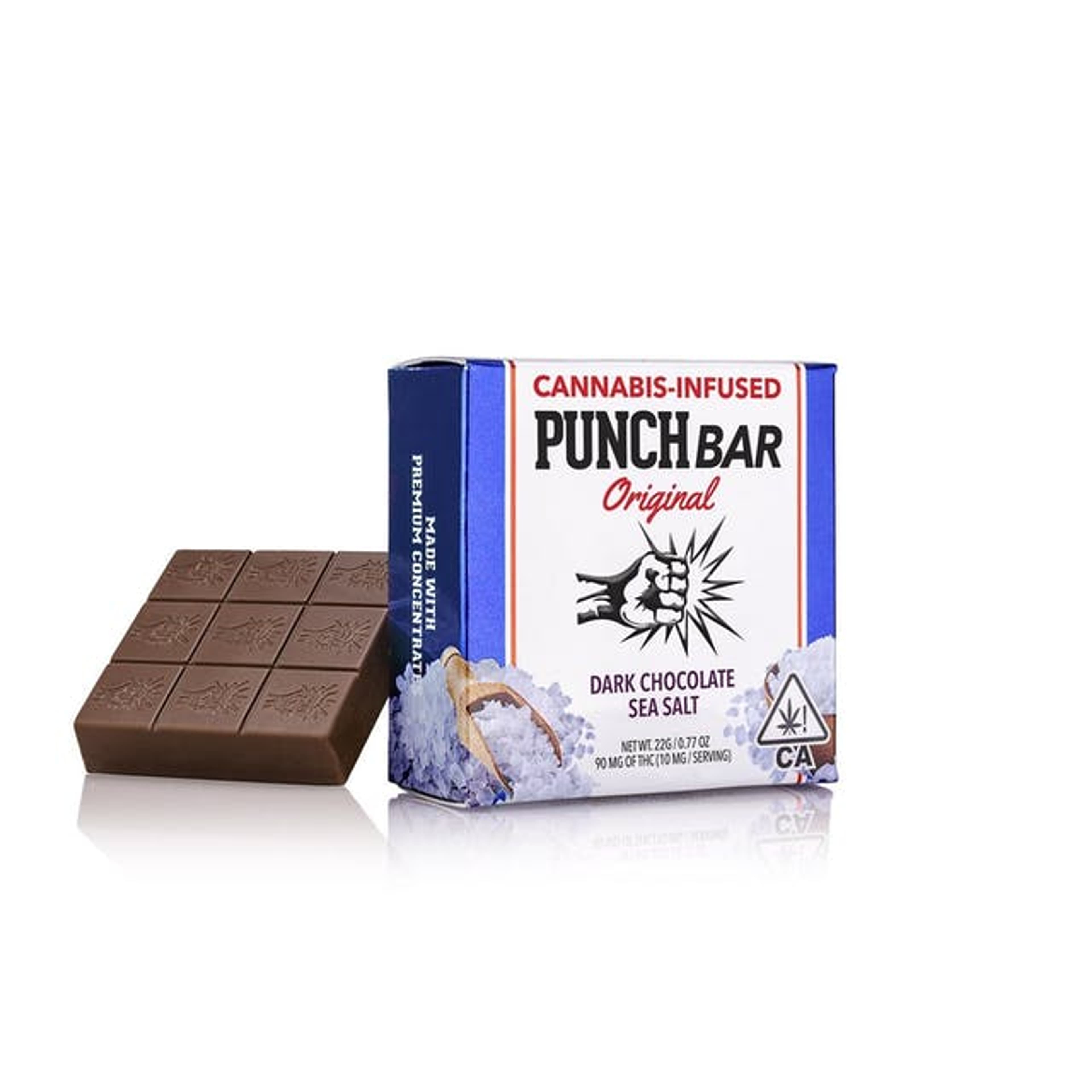 $17.24 Dark Chocolate Sea Salt 100mg - Punch Bar - - $12 - Edibles
