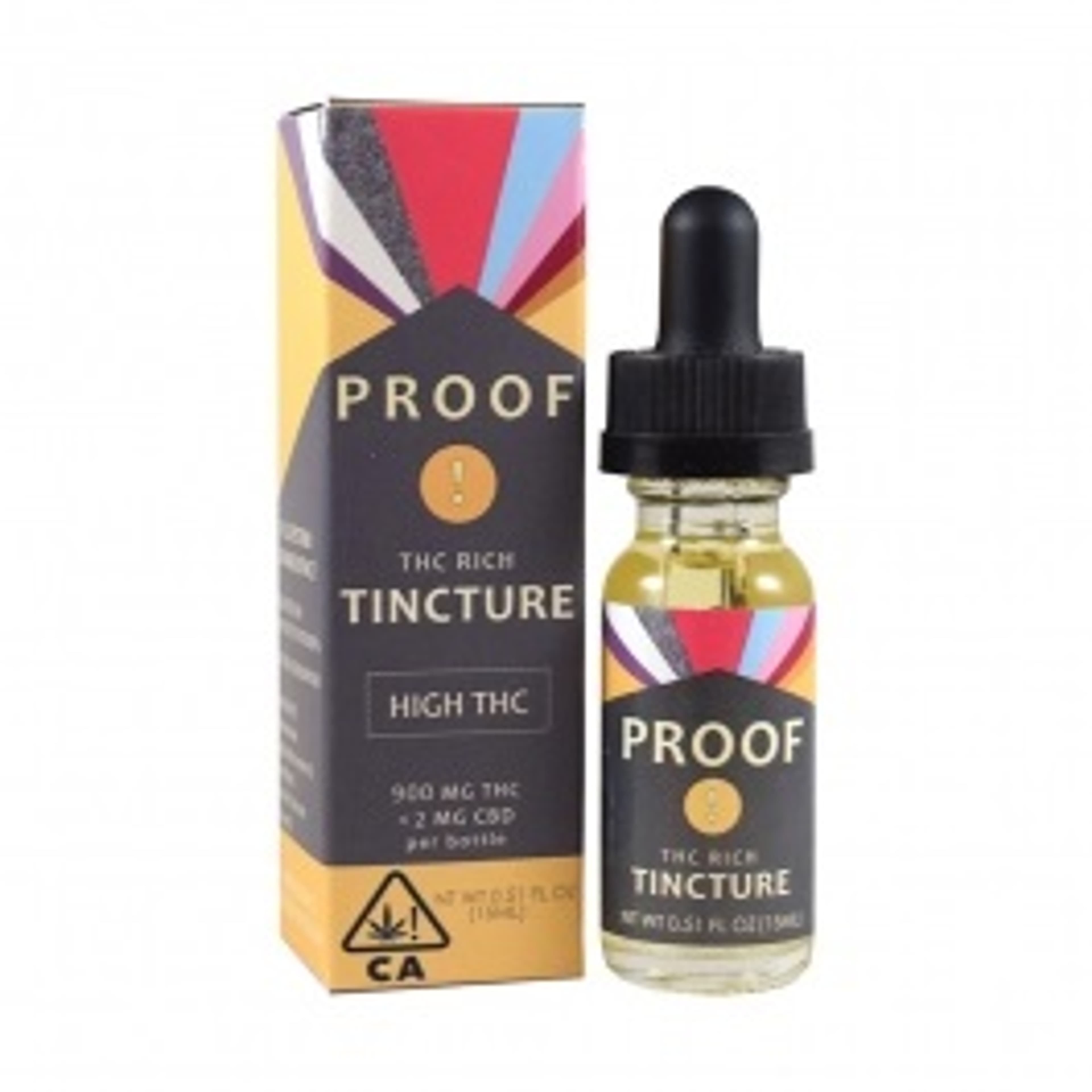 THC Tincture - 15ml - Proof - THC Tincture 15ml - $45 - Tinctures