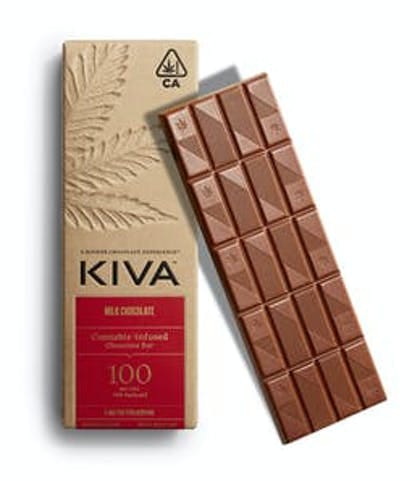 Kiva Milk Chocolate | - Kiva -  - $22 - Edibles
