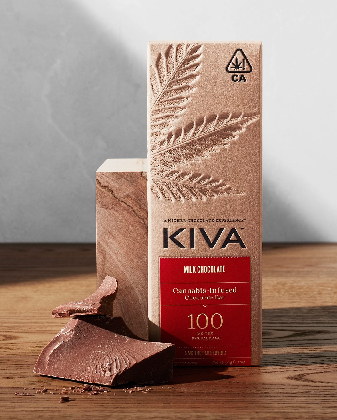 Kiva Confections: Milk Chocolate Bar