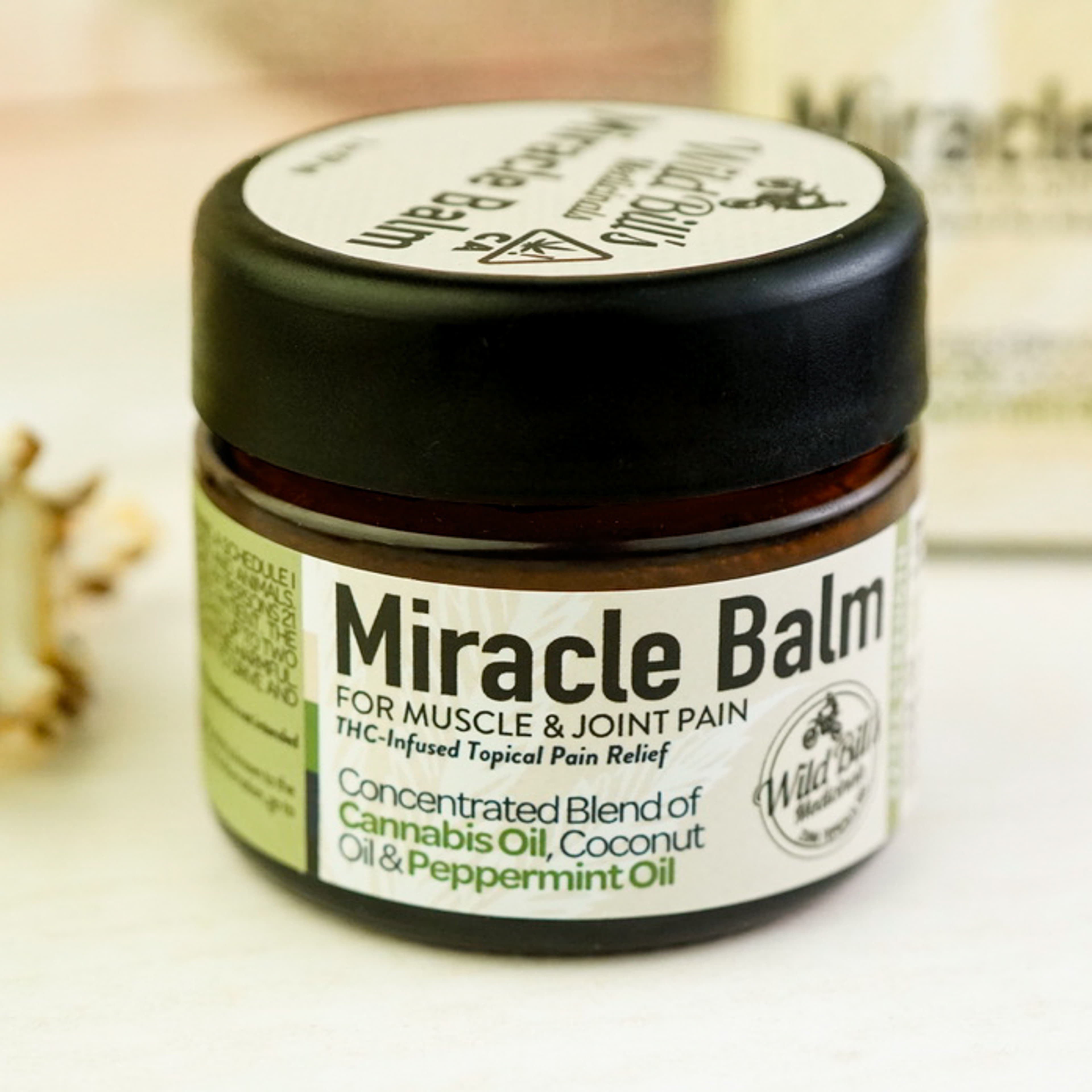 Miracle Balm 600mg THC - Wild Bill - - $60.99 - Topical