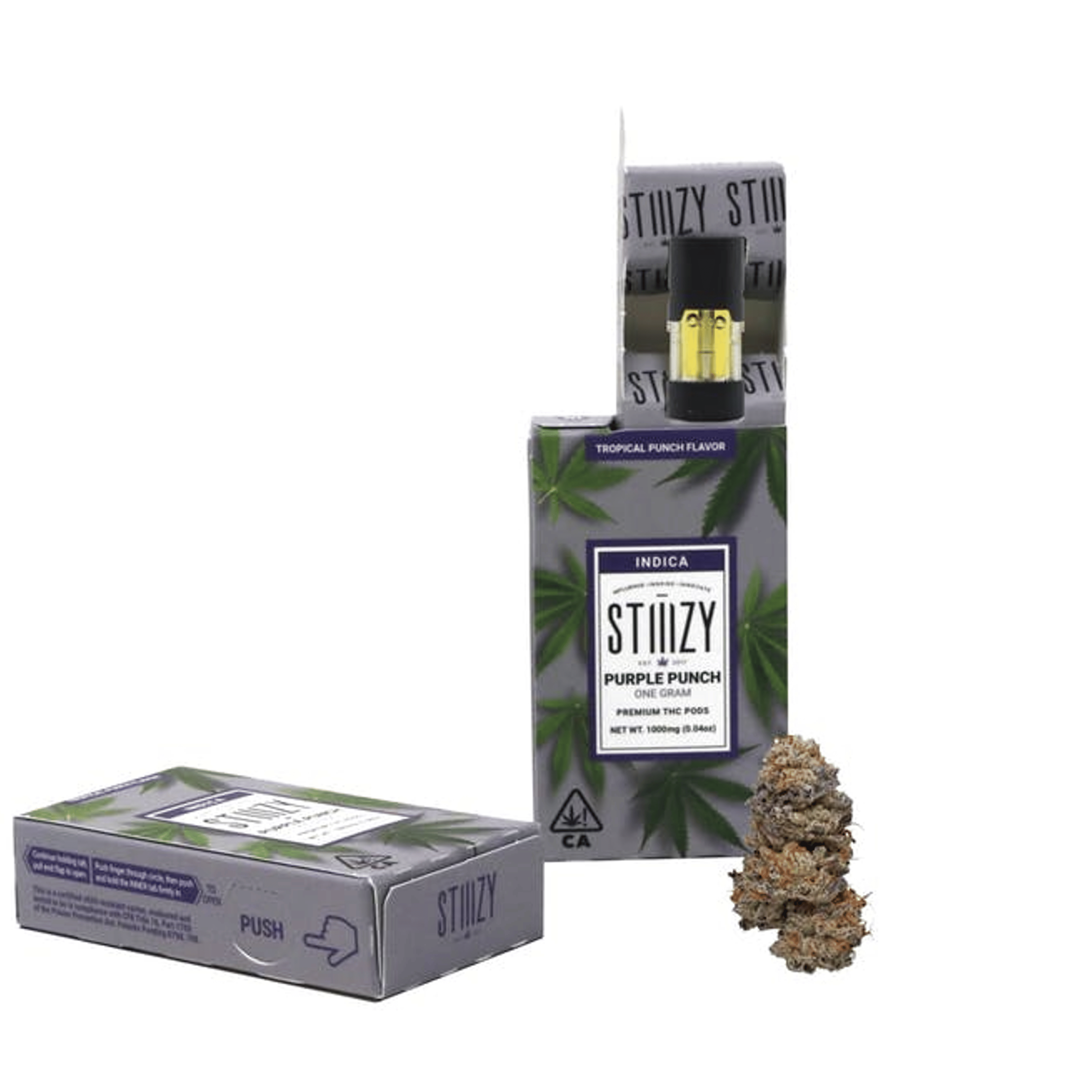 STIIIZY POD | 1g Purple Punch - Indica - STIIIZY - - $22.50 - Vape Carts