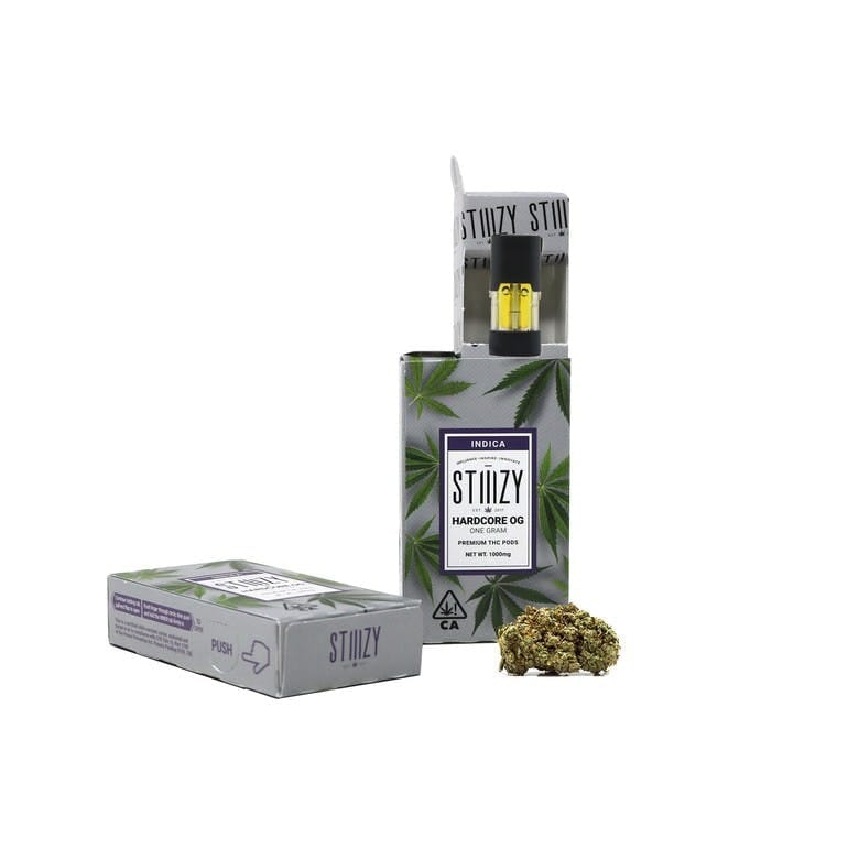 STIIIZY POD | 1g Hardcore OG - Indica - STIIIZY -  - $22.50 - Vape Carts