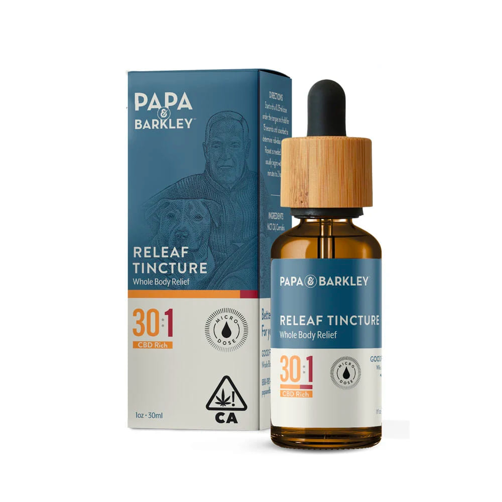 $71.83 / 129.29 - 30:1 CBD Rich Tincture - Papa & Barkley - 15ml - $50 - Wellness