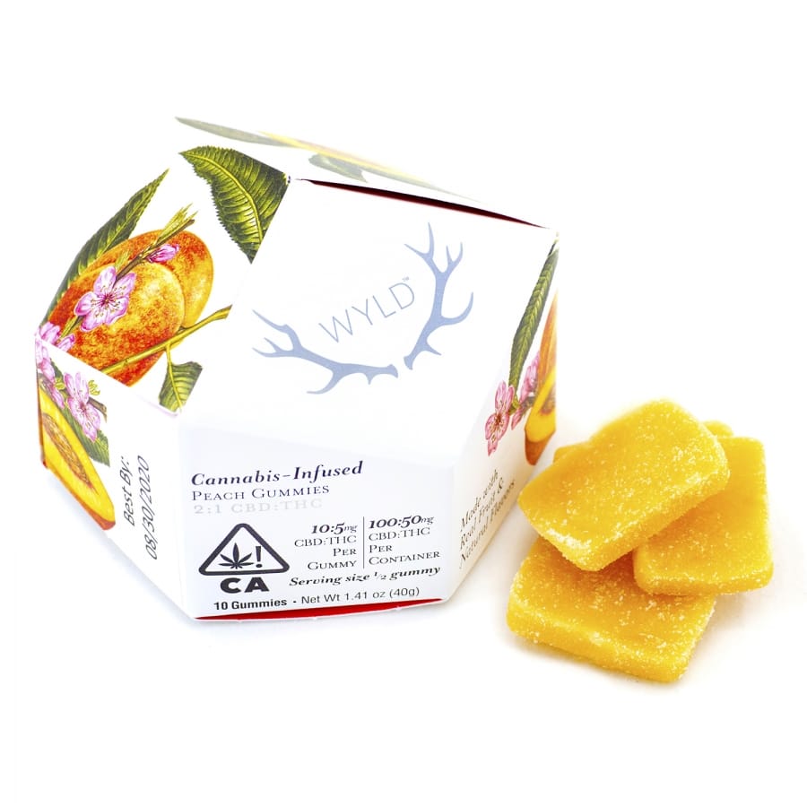 $24.98 2:1 Peach - Wyld -  - $17.99 - Edibles