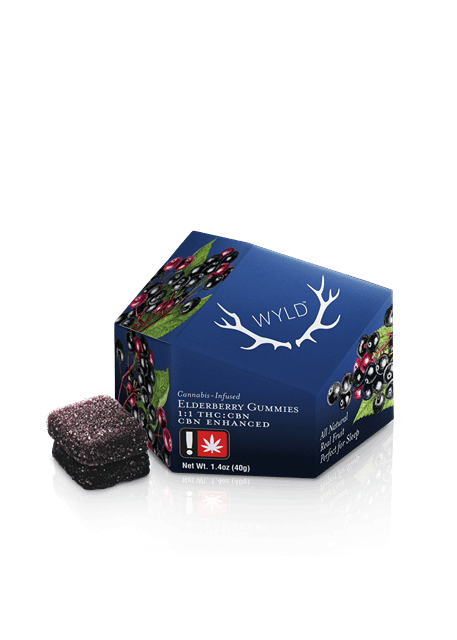 WYLD Gummies | 2:1 THC:CBN - Elderberry