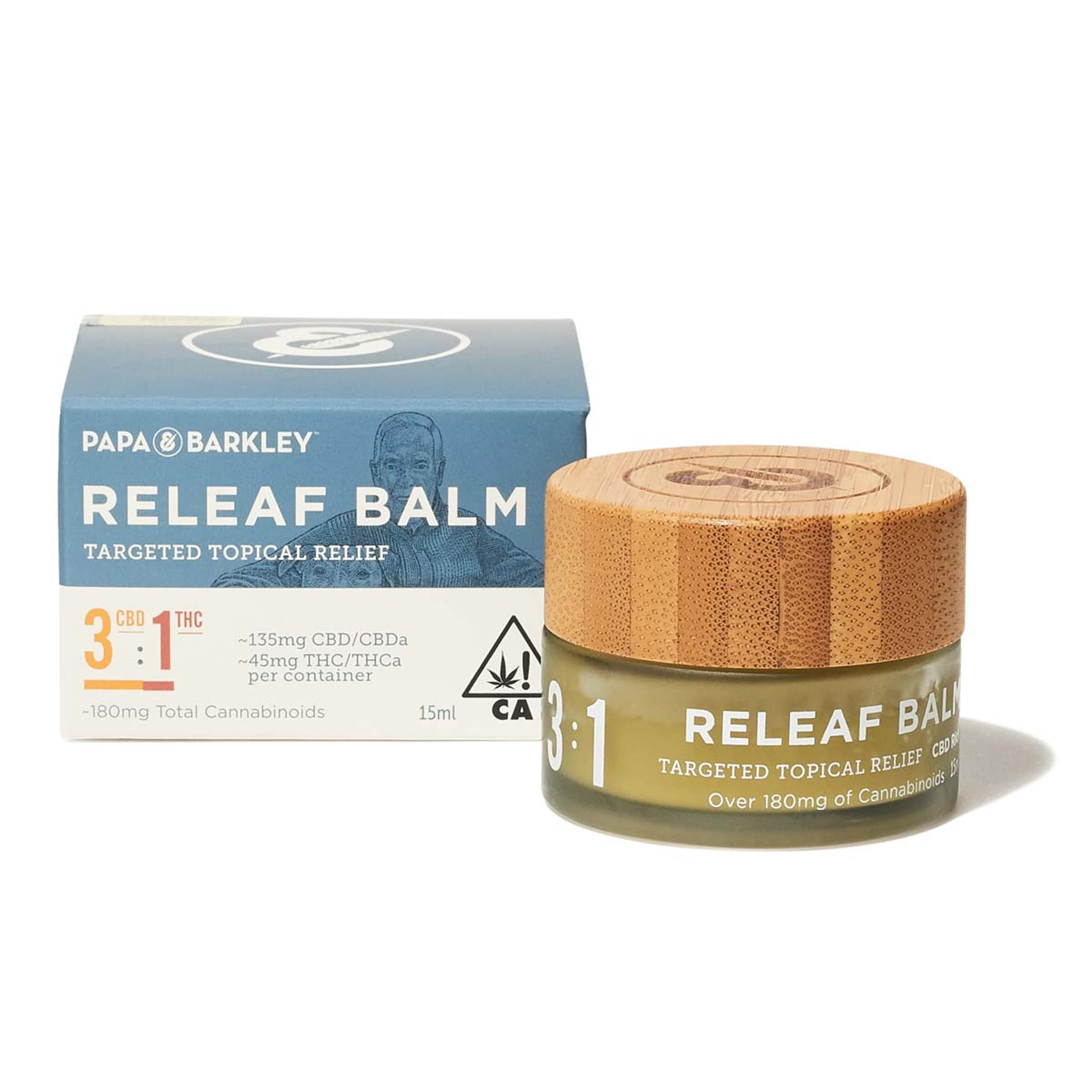 $71.83 / 129.29 - 3:1 CBD Rich Balm - Papa & Barkley - 15ml - $50 - Wellness