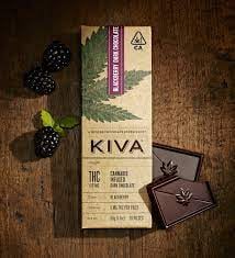 Kiva Dark Chocolate | Blackberry - Kiva -  - $22 - Edibles