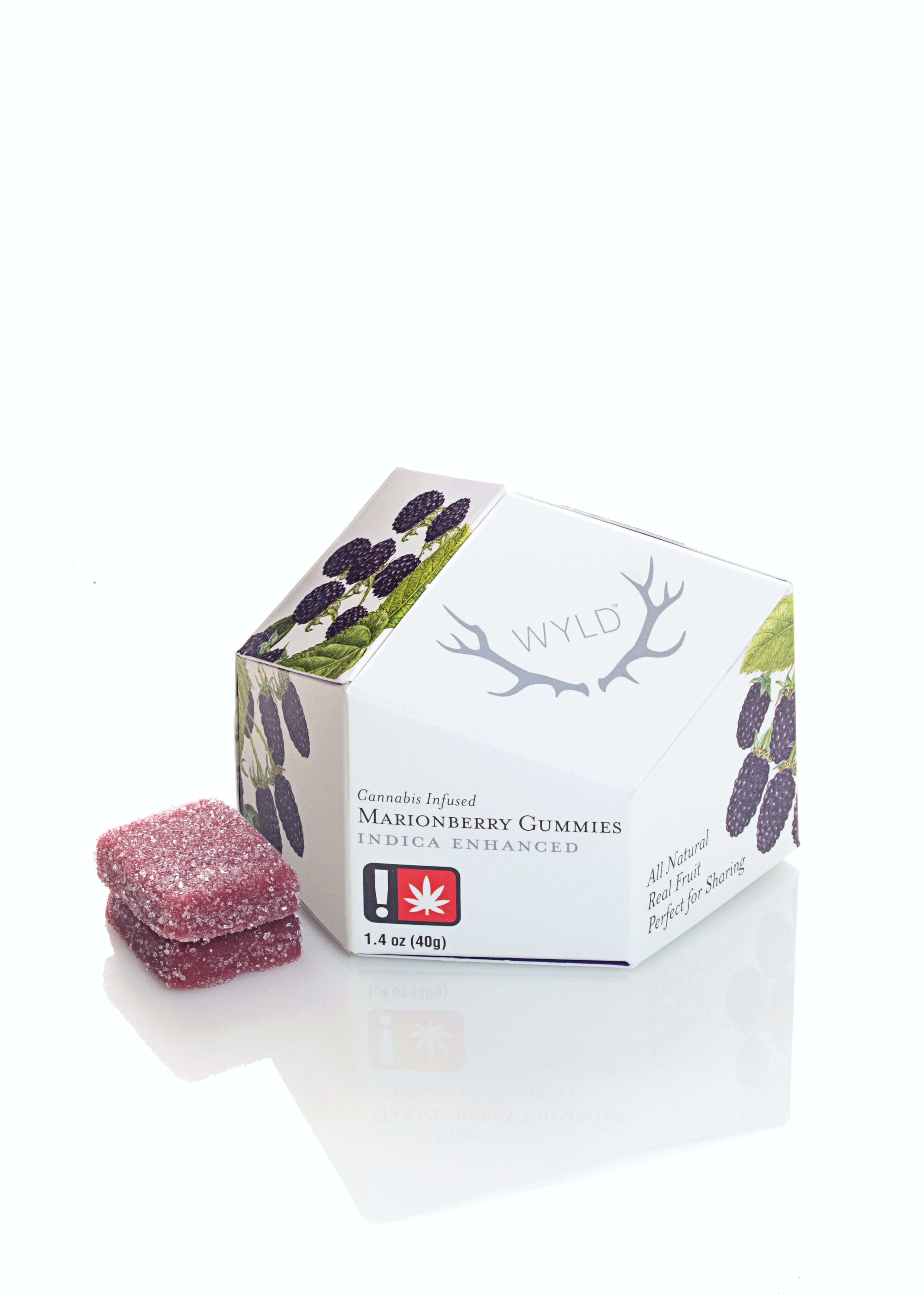 $23.59 Marionberry Gummies 100mg - Wyld -  - $16.99 - Edibles