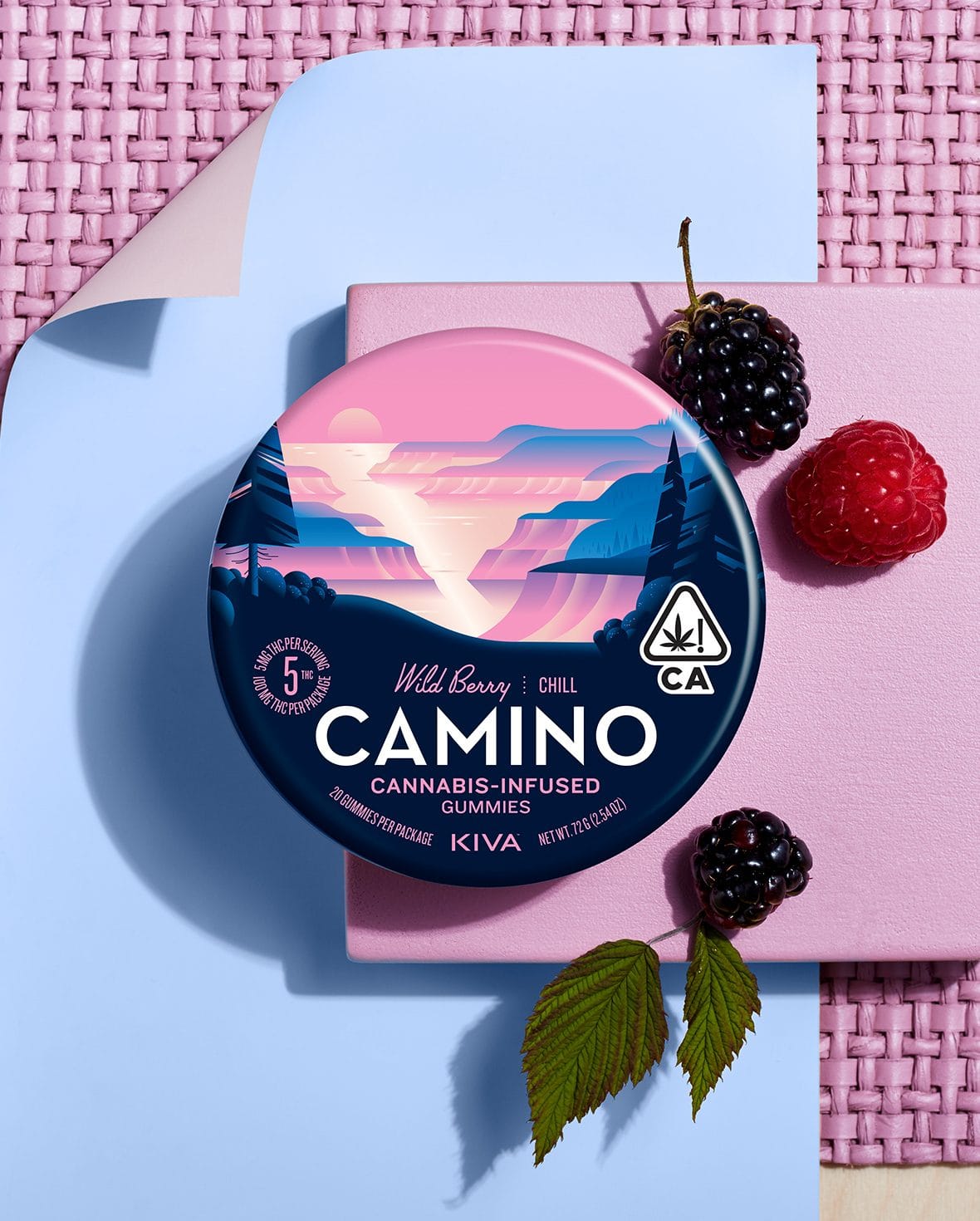 Camino Gummies | Chill | Wild Berry - Kiva -  - $21 - Edibles