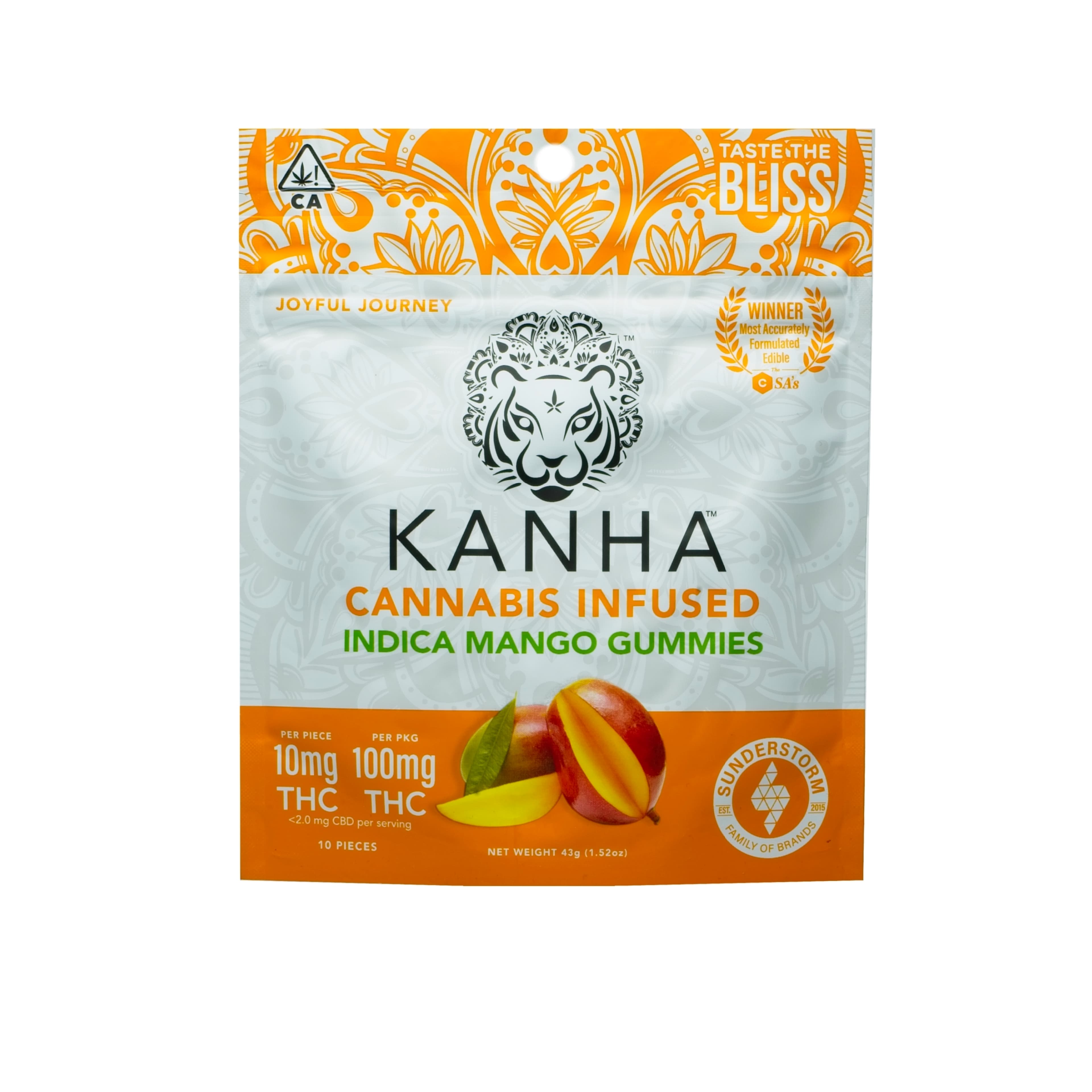 $20.12 Mango Indica Gummies - Kanha - - $14.49 - Edibles