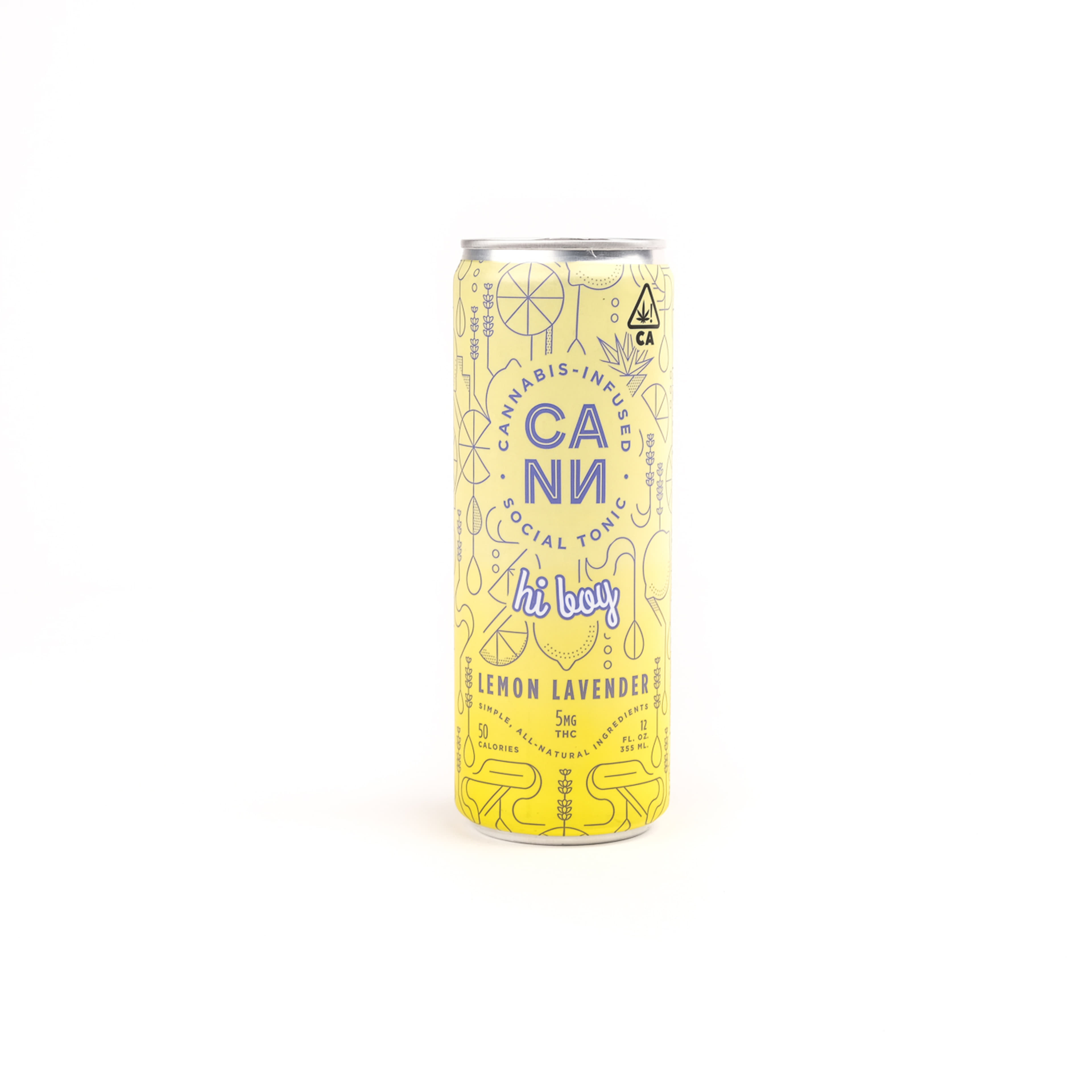 Lemon Lavender 4 pack - HI BOYS - CANN - HB Lemon Lav - $28 - Drinks