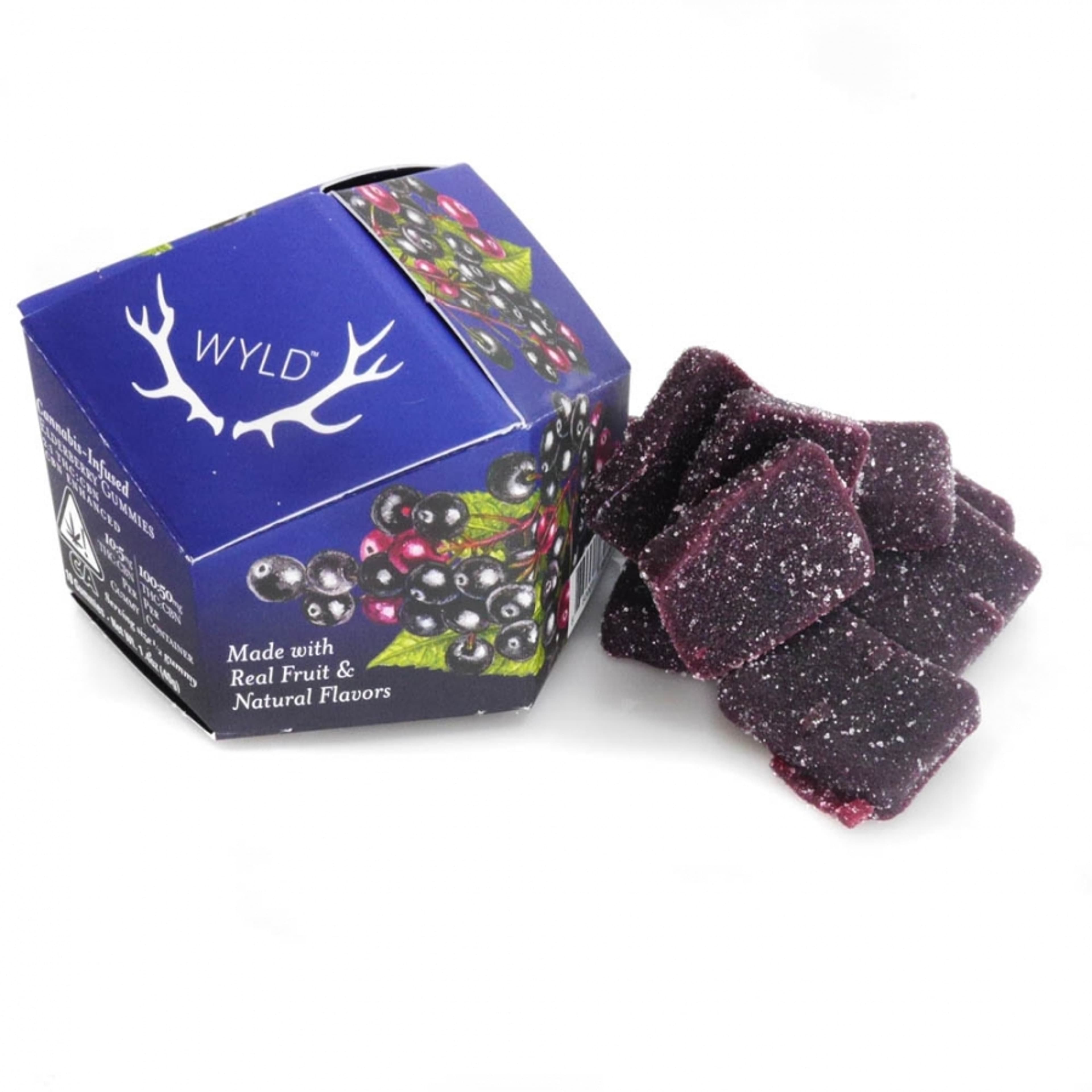WYLD Gummies | 2:1 THC:CBN - Elderberry - WYLD - - $18 - Edibles