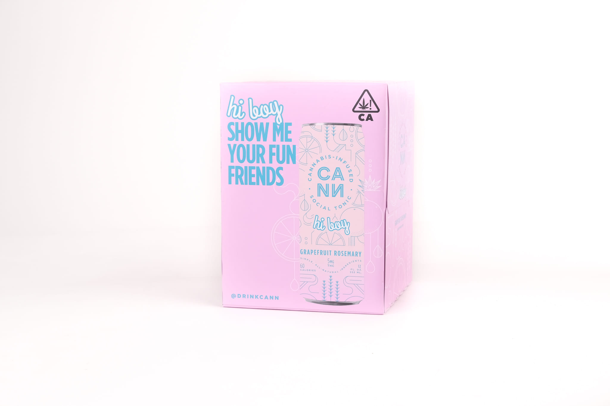 Grapefruit Rosemary 4 pack - HI BOYS - CANN - HB Grape Rose - $28 - Drinks