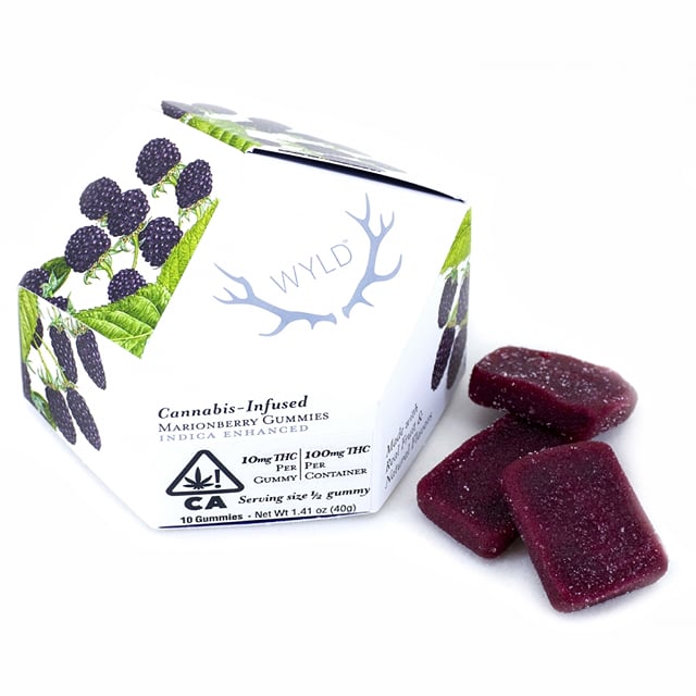 Marionberry Indica Enhanced Gummies 100mg