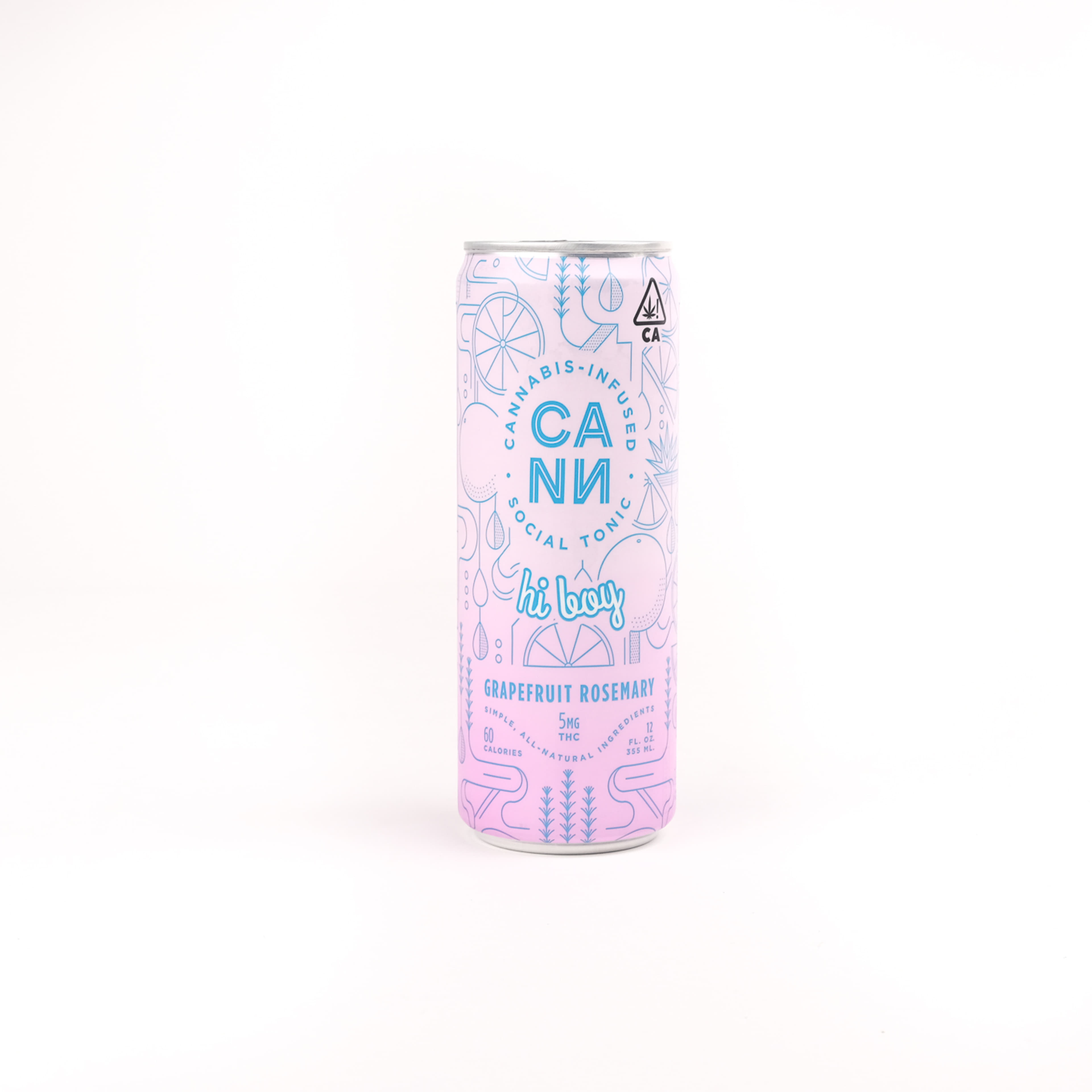 Grapefruit Rosemary 4 pack - HI BOYS - CANN - HB Grape Rose - $28 - Drinks