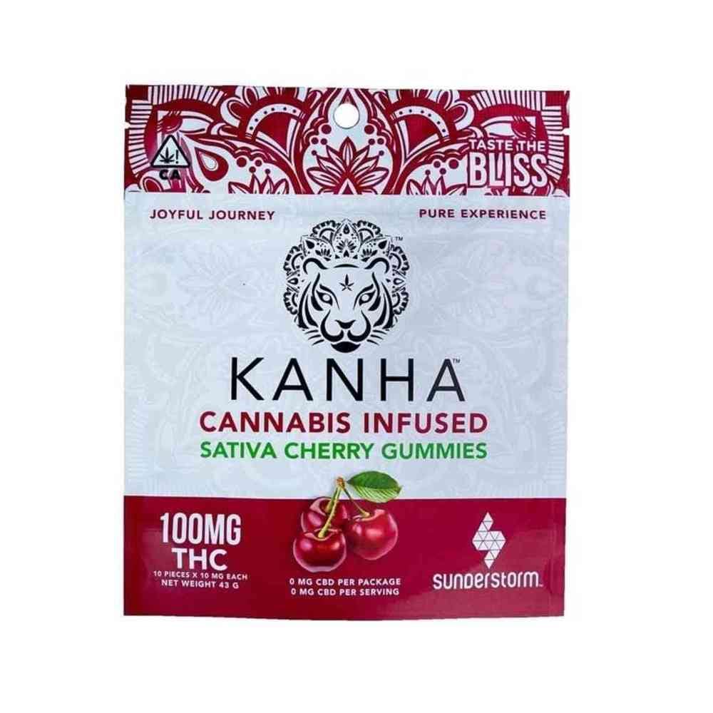 $20.12 Cherry Sativa Gummies - Kanha -  - $14.49 - Edibles
