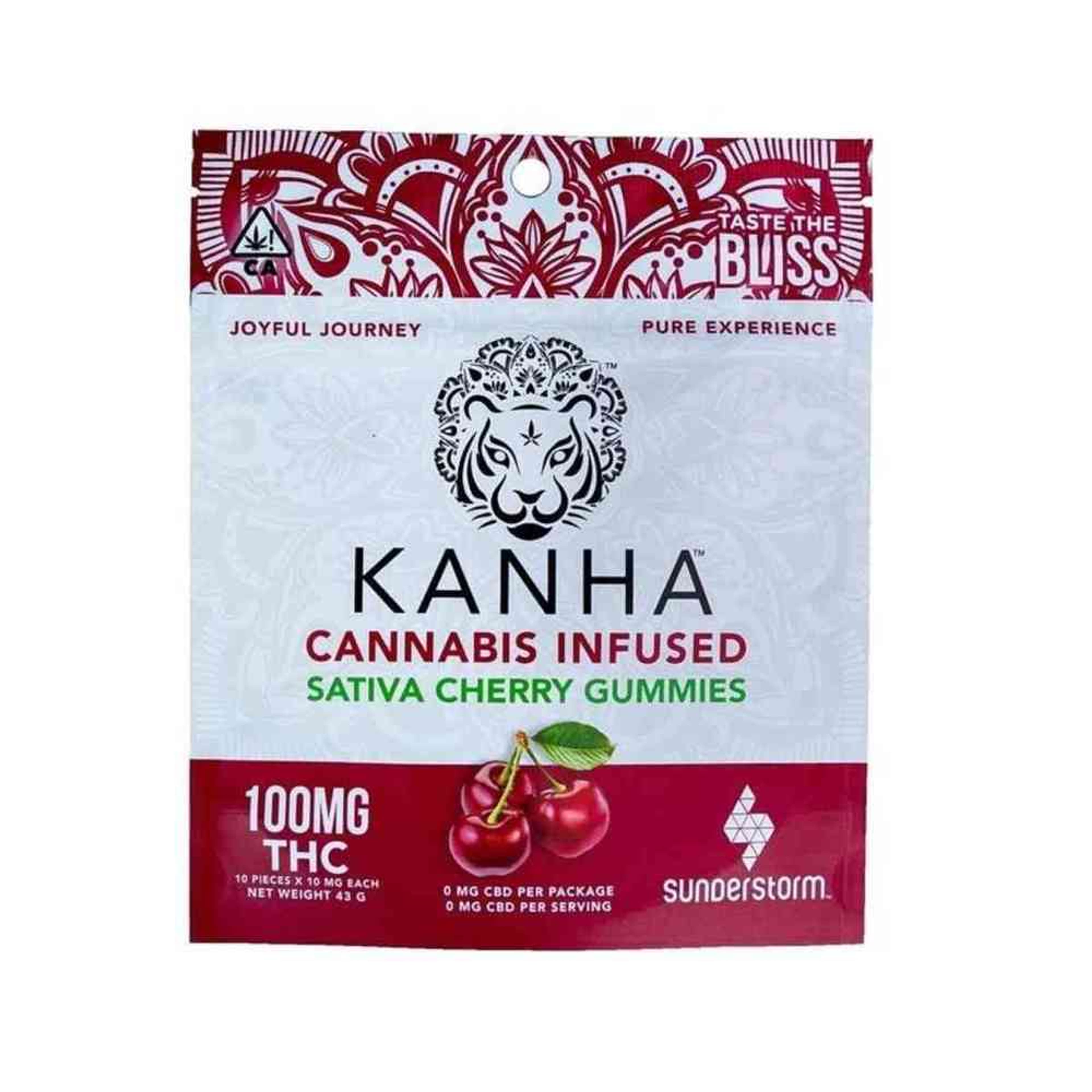 $20.12 Cherry Sativa Gummies - Kanha - - $14.49 - Edibles