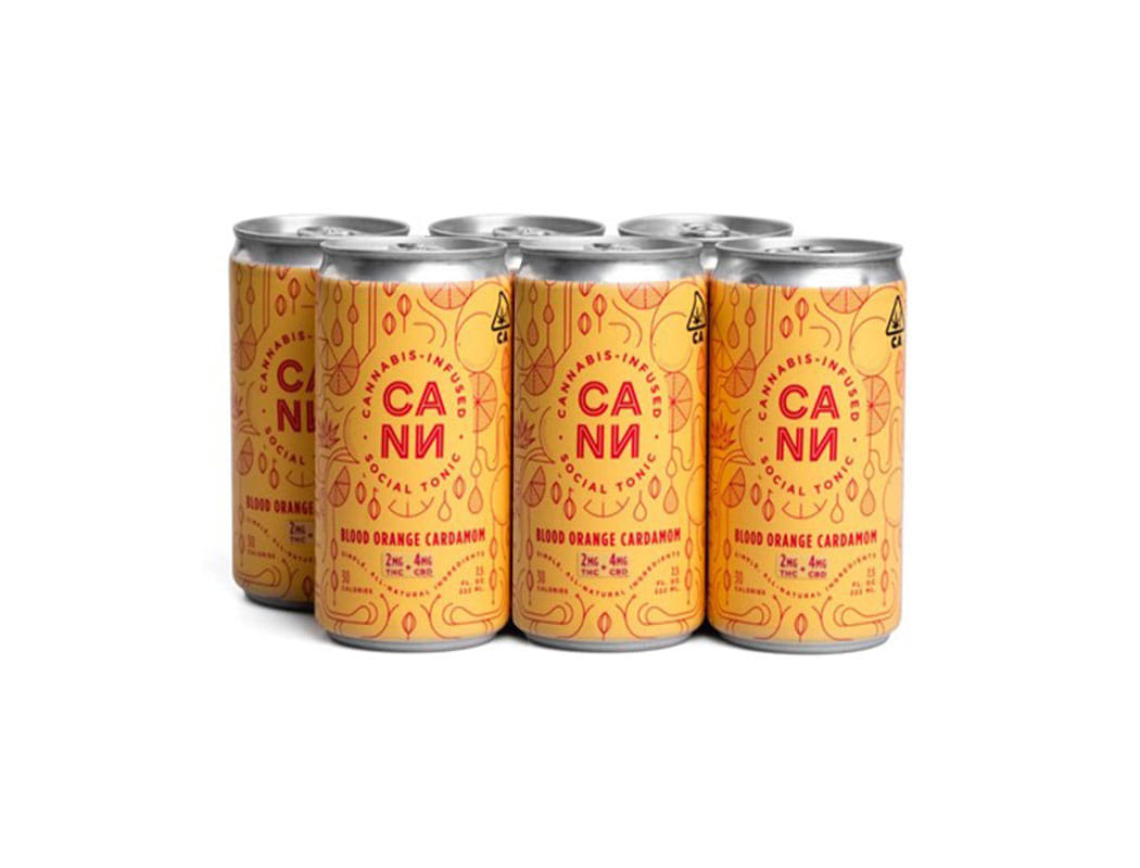 Blood Orange Cardamom 6 pack - CANN - Blood Orange - $28 - Drinks