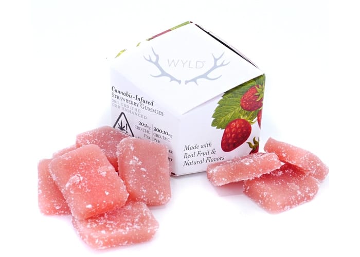WYLD Gummies | 20:1 CBD:THC - Strawberry - WYLD -  - $18 - Edibles