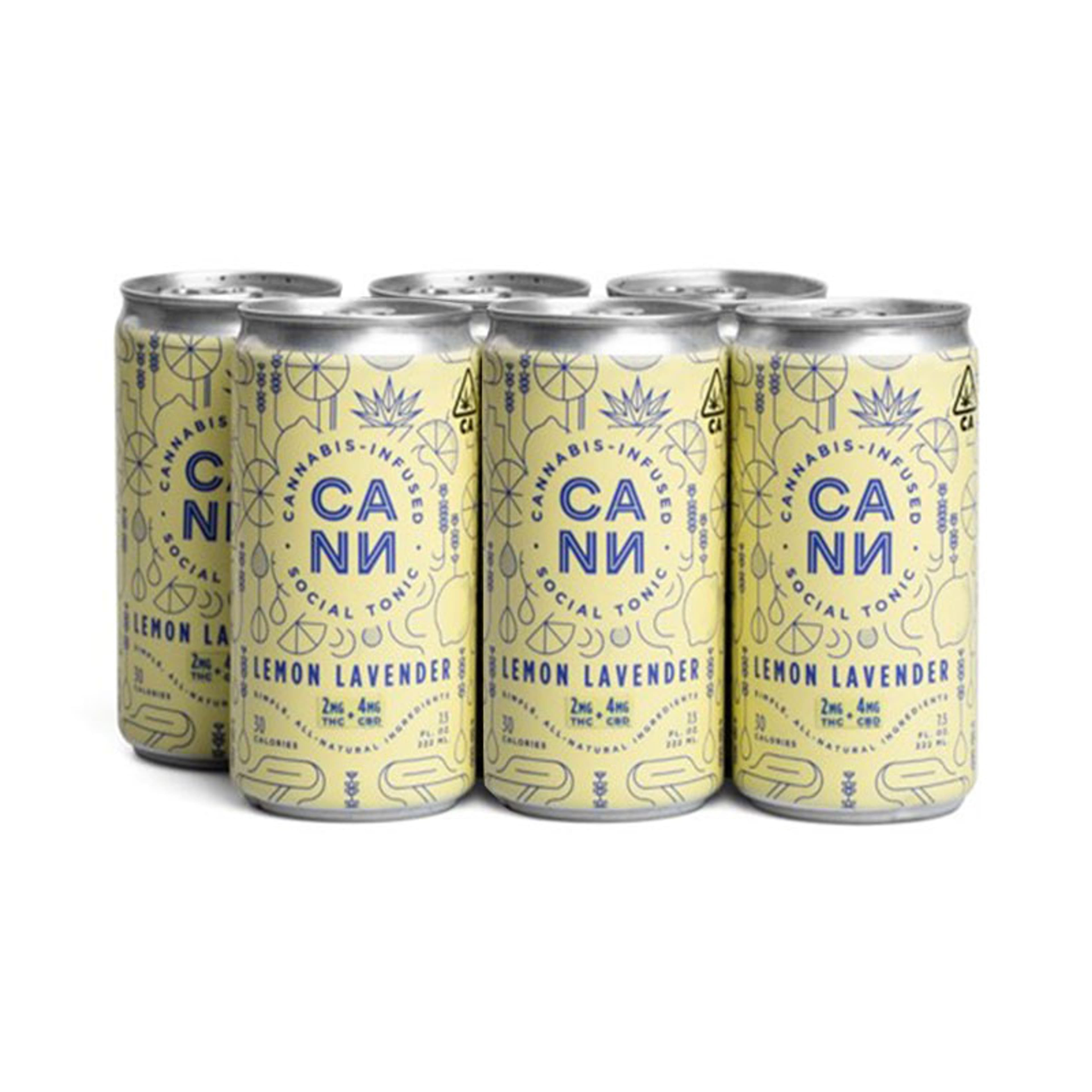 Lemon Lavender 6 pack - CANN - Lemon Lav - $28 - Drinks