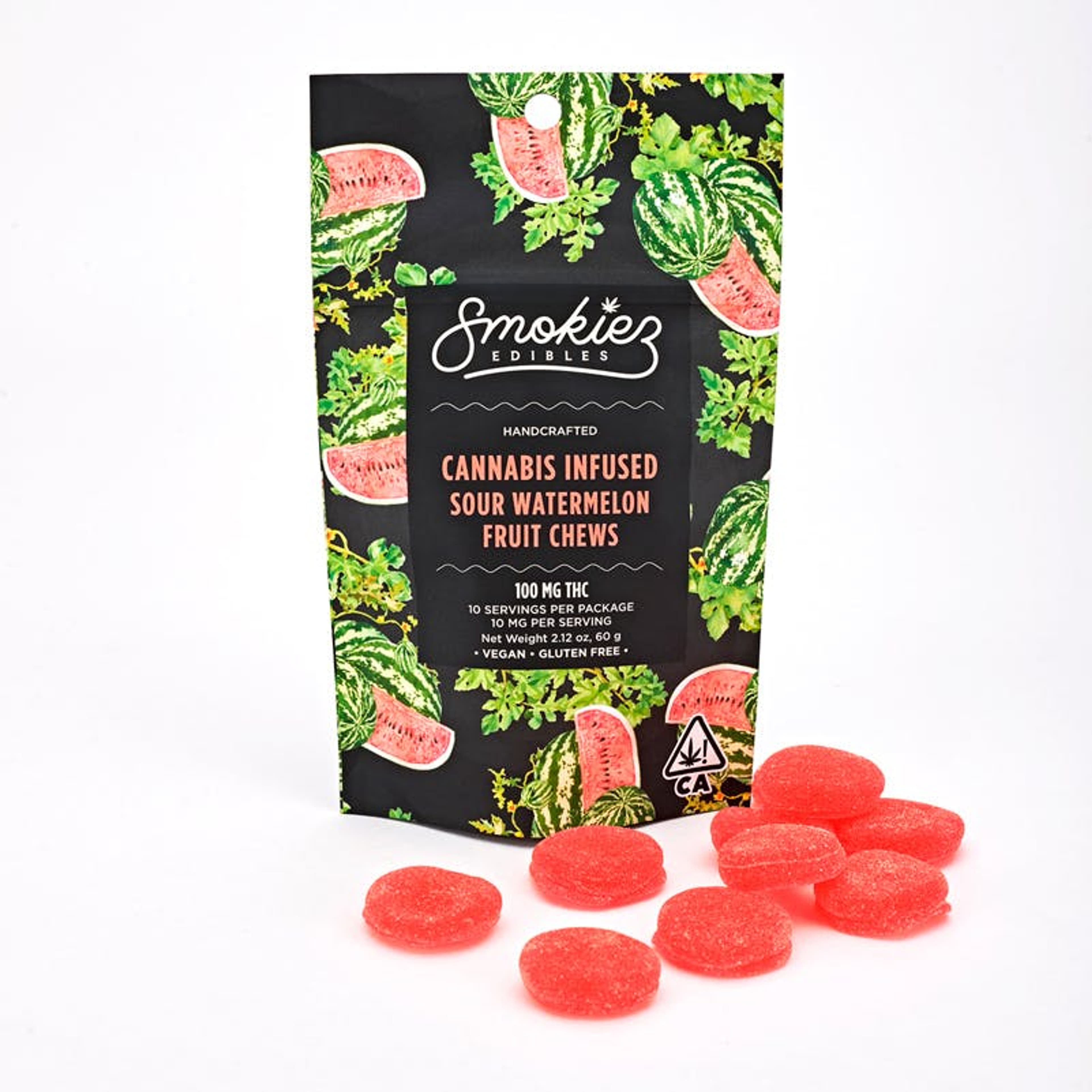 Smokiez Sour Fruit Chews | Sour Watermelon - Smokiez - - $16 - Edibles