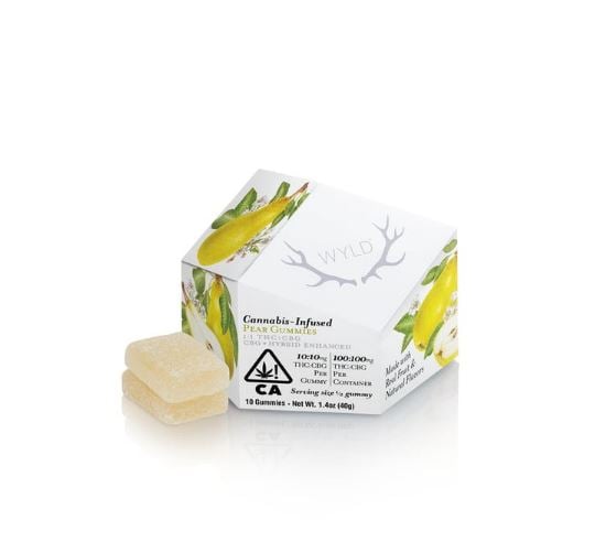 Pear 1:1 THC:CBG Gummies 100mg