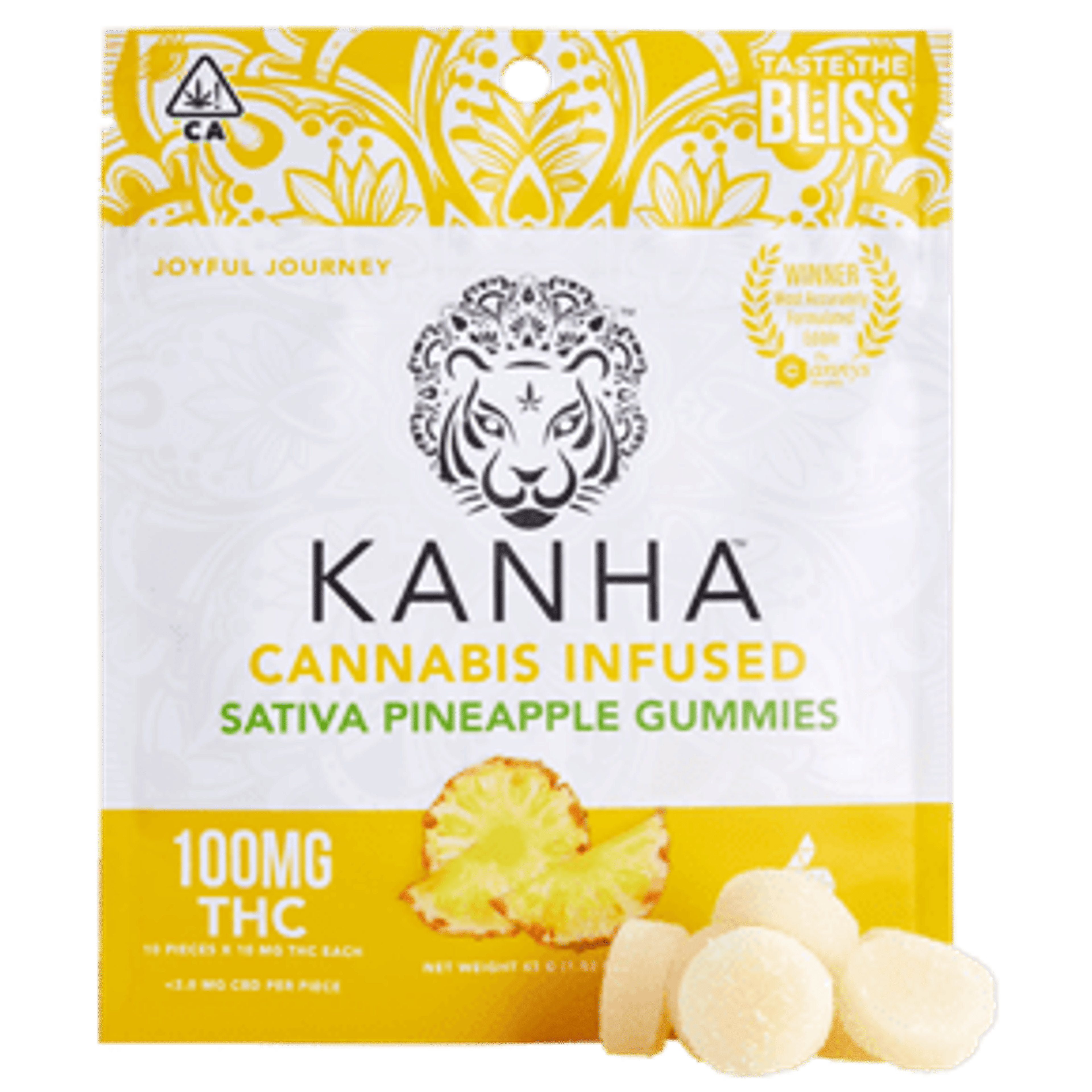 Kanha THC Gummies 10mg - Kanha - Mango (I) - $19 - Edibles