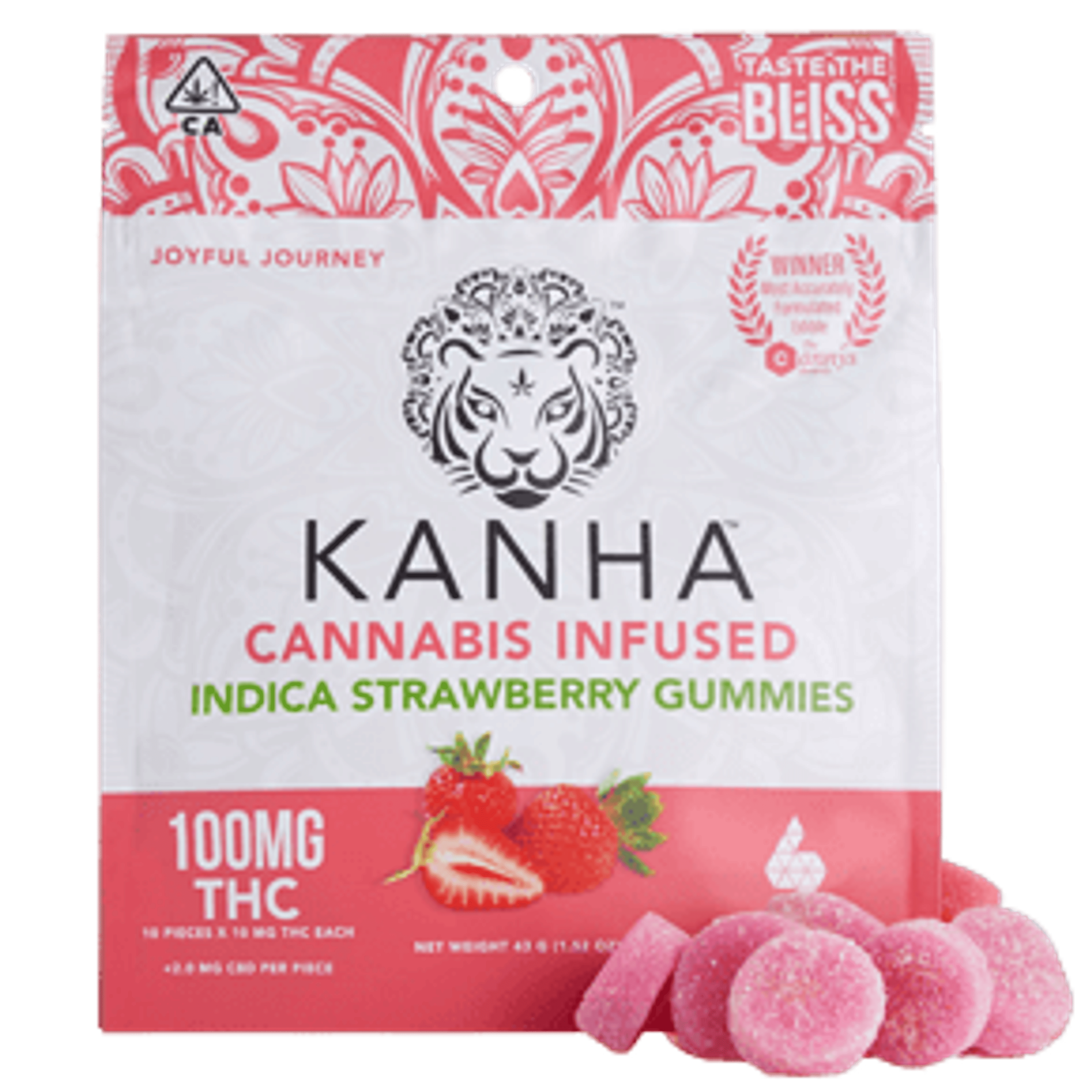 Kanha THC Gummies 10mg - Kanha - Mango (I) - $19 - Edibles