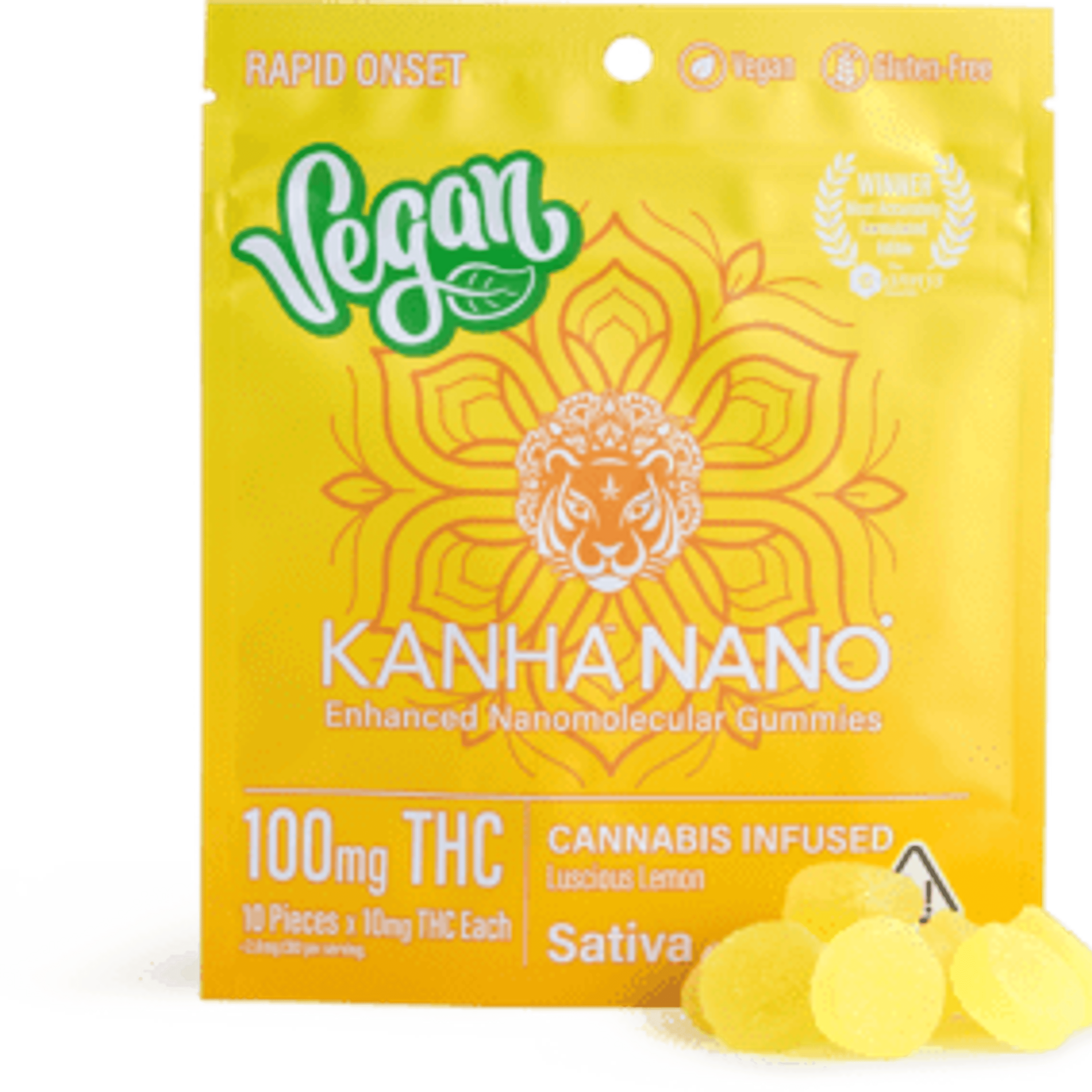 Kanha Nano Gummies - Kanha - Passionfruit (i) 5mg - $24 - Edibles