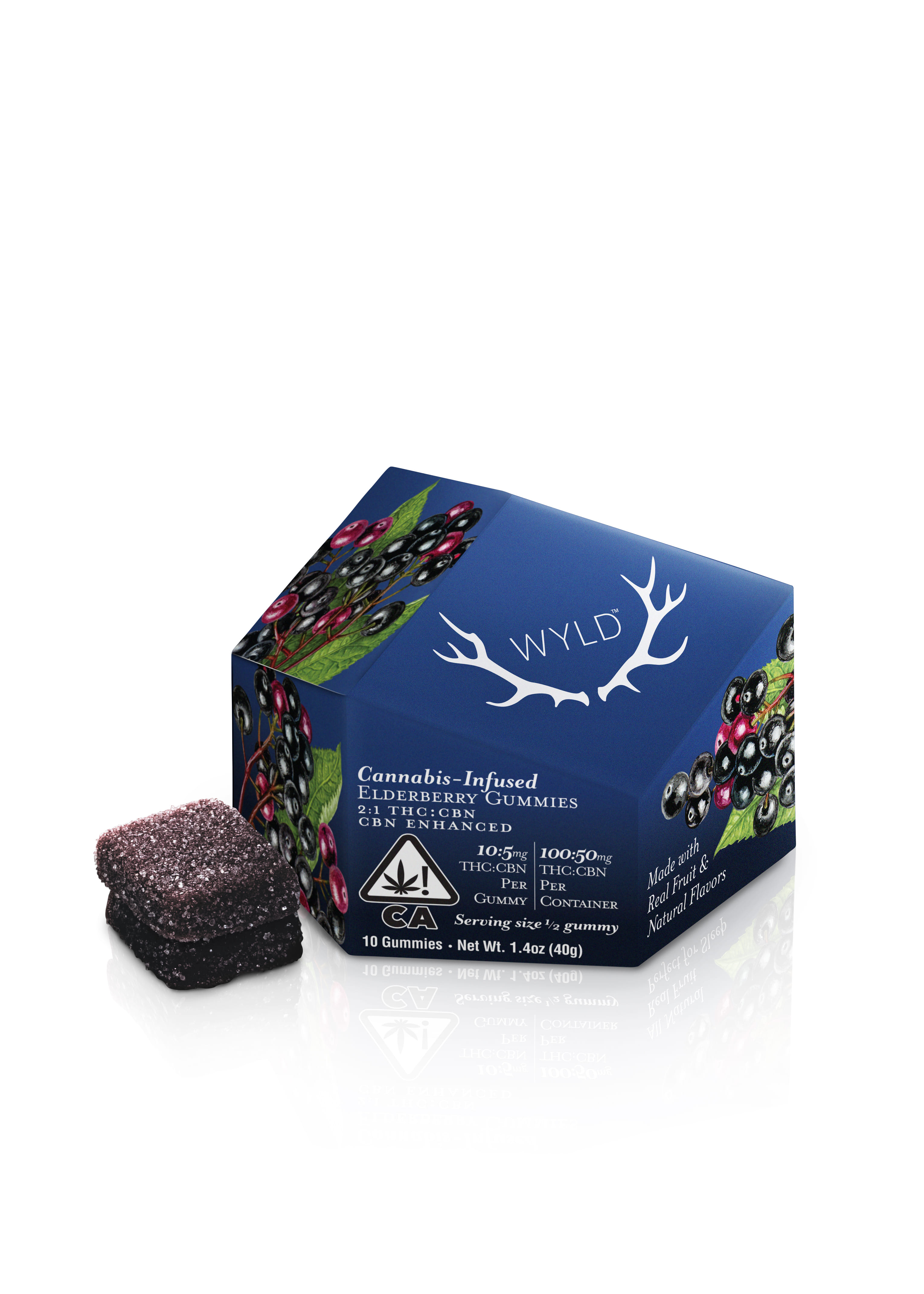 Wyld — Elderberry Gummies 2:1 THC:CBN 100mg