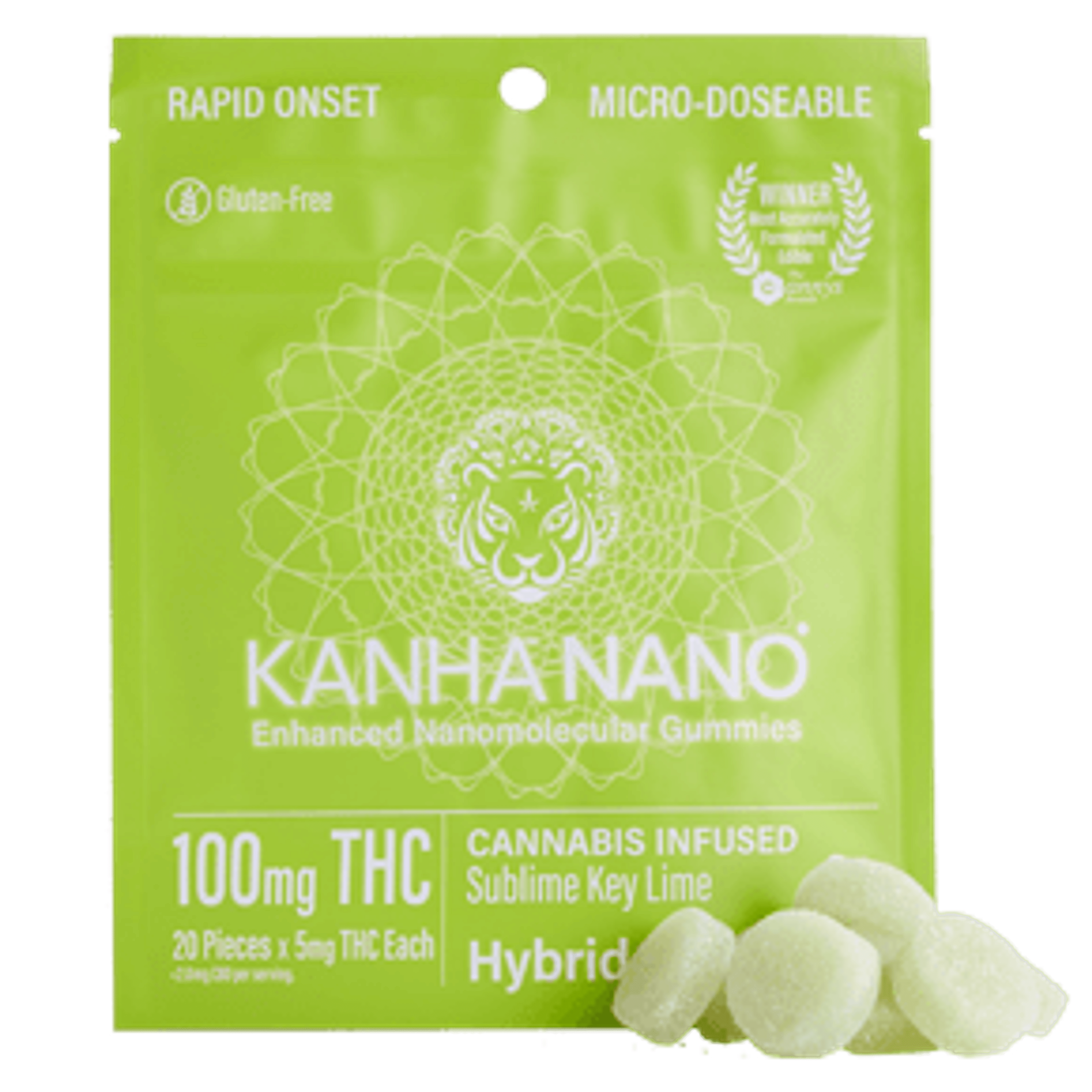 Kanha Nano Gummies - Kanha - Passionfruit (i) 5mg - $24 - Edibles