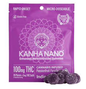 Kanha Nano Gummies - Kanha - Passionfruit (i) 5mg - $24 - Edibles